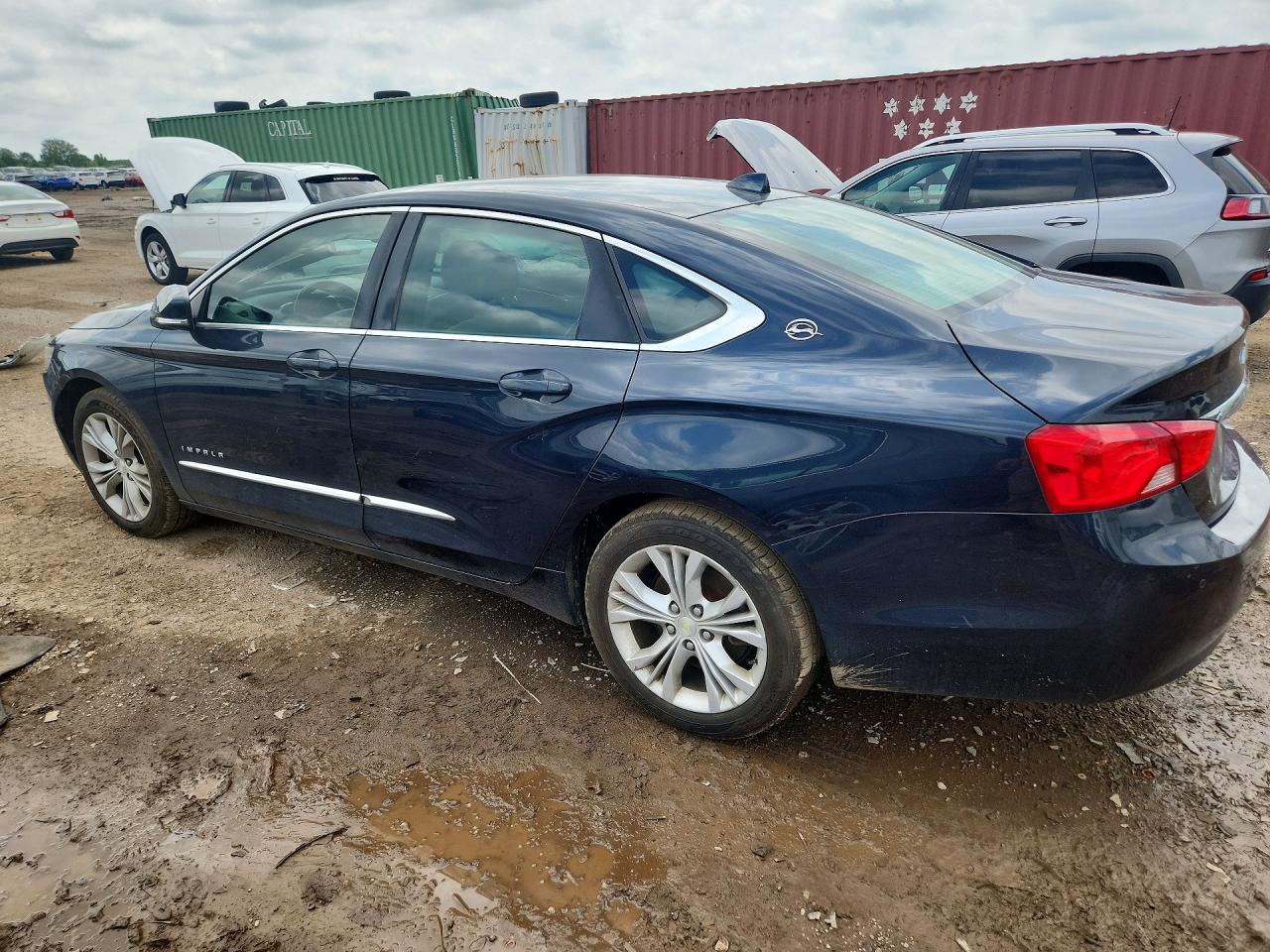 2014 Chevrolet Impala Lt Blue vin: 2G1115SL9E9143122