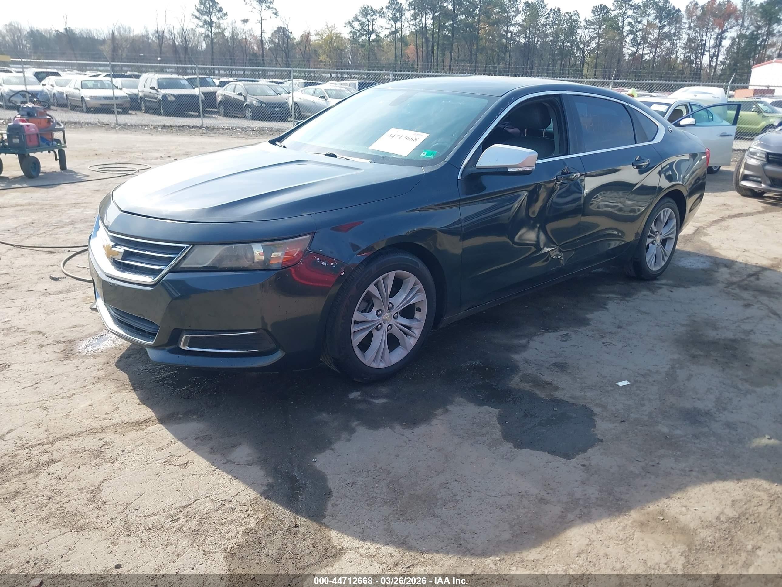 2014 Chevrolet Impala 1lt Gray vin: 2G1115SL9E9282683