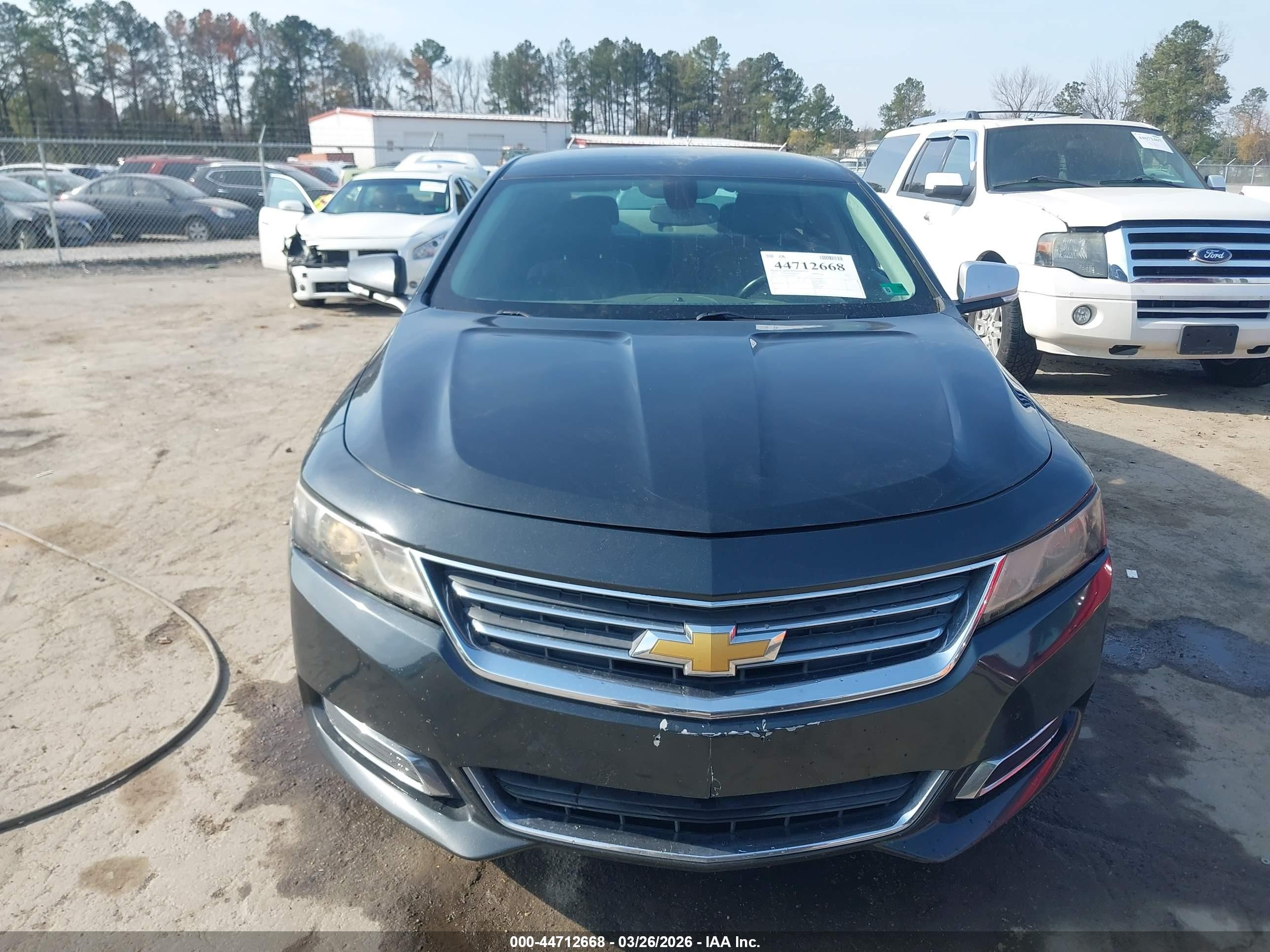 2014 Chevrolet Impala 1lt Gray vin: 2G1115SL9E9282683