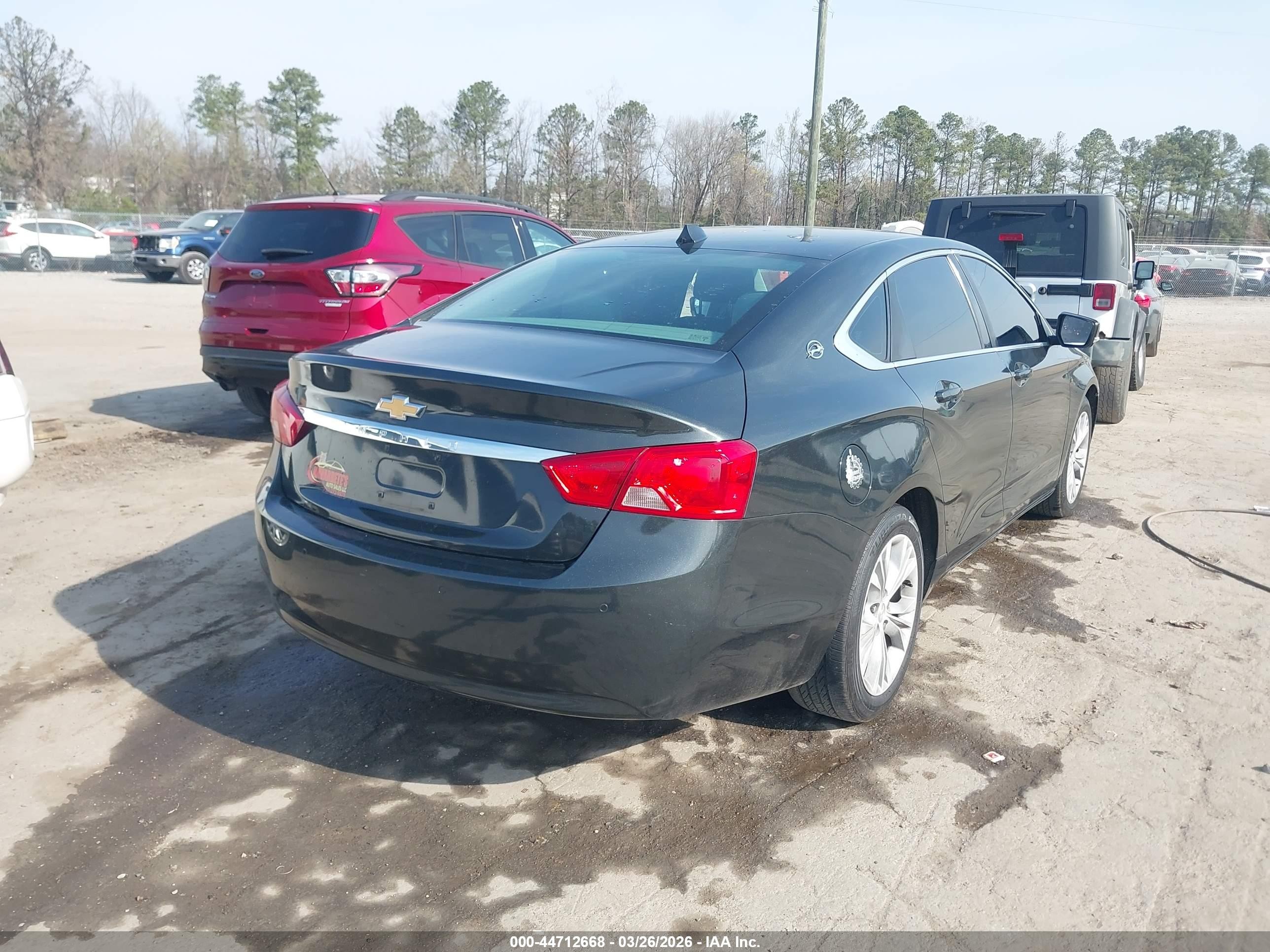 2014 Chevrolet Impala 1lt Gray vin: 2G1115SL9E9282683
