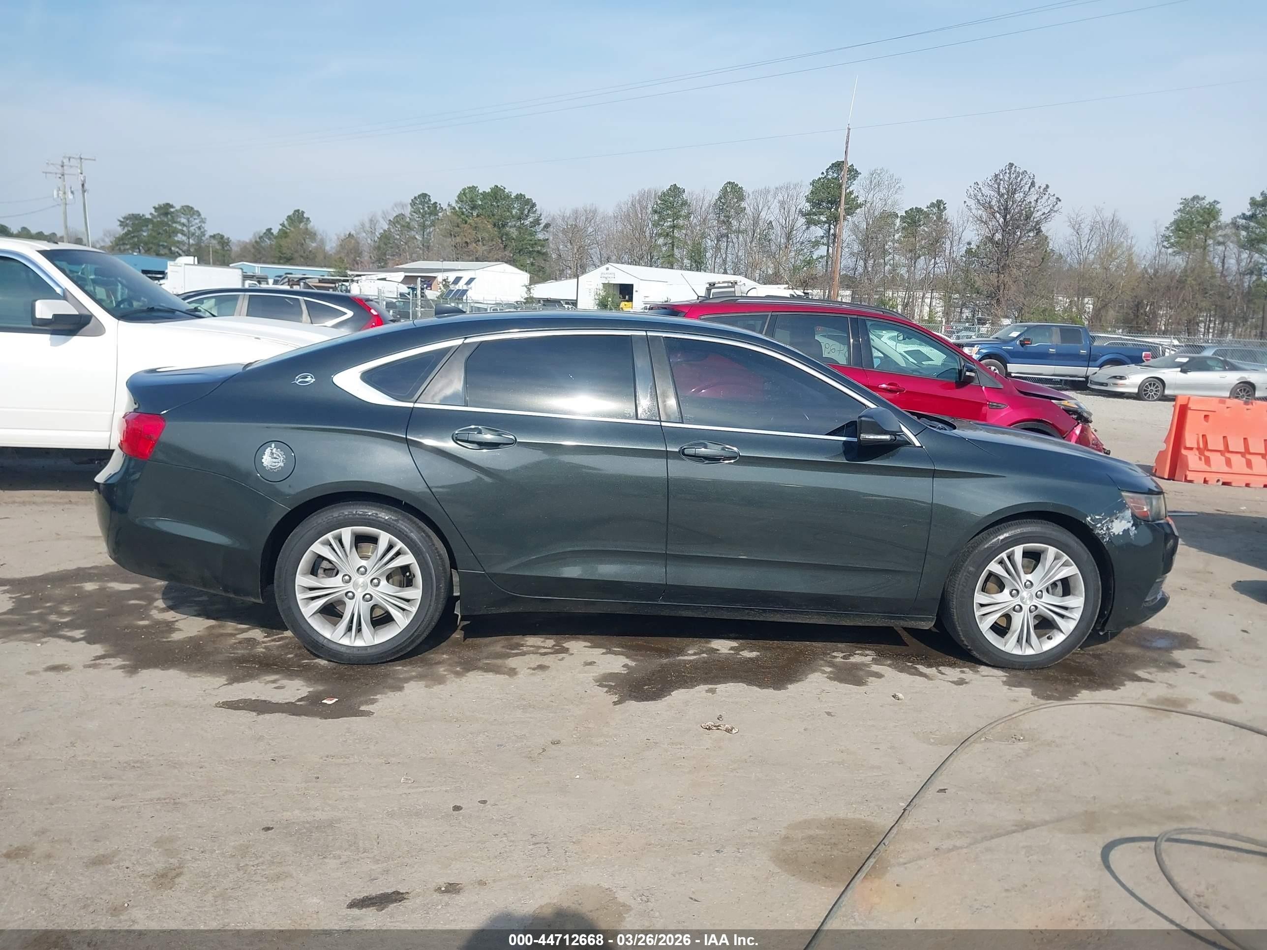 2014 Chevrolet Impala 1lt Gray vin: 2G1115SL9E9282683