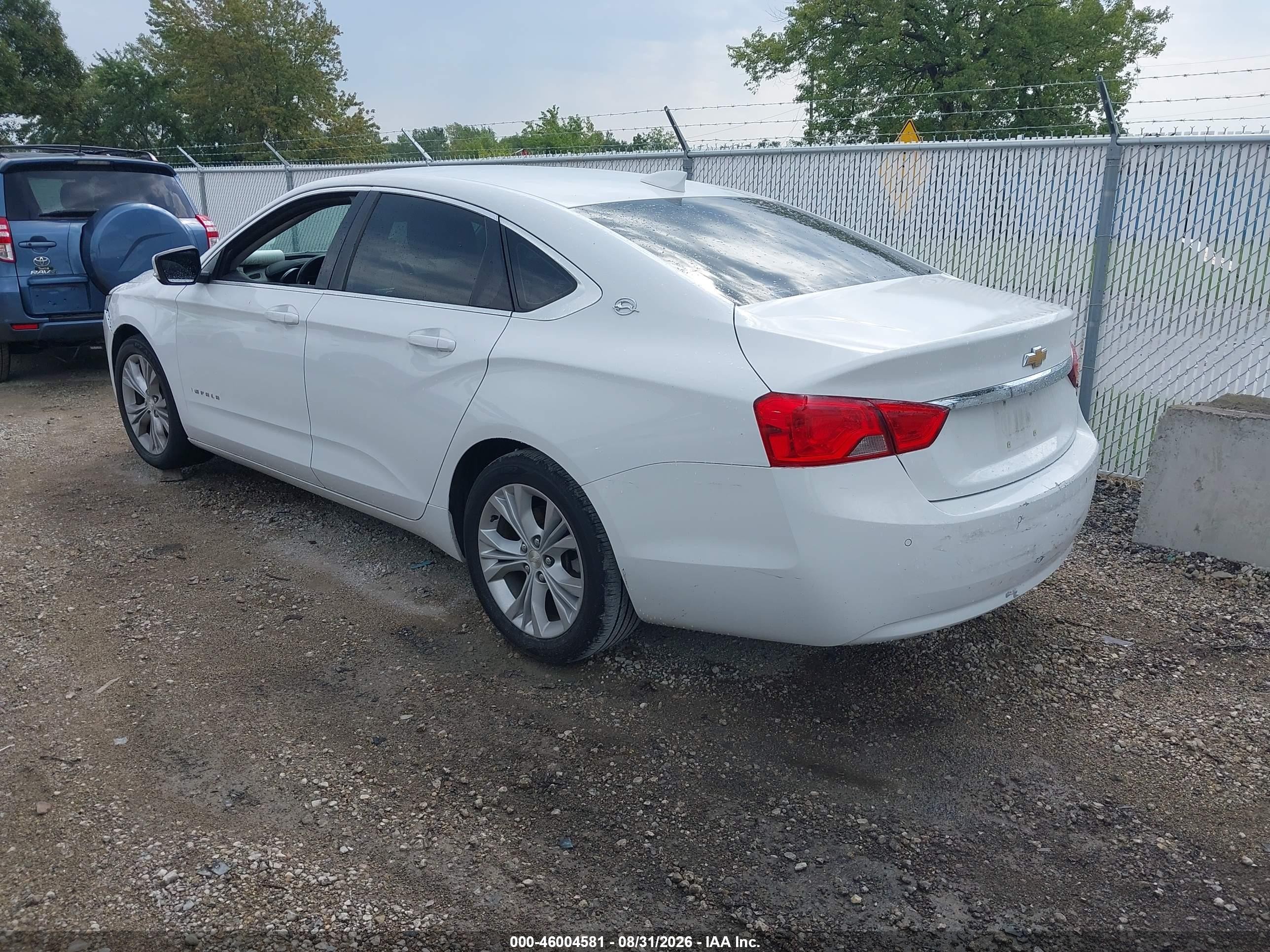 2015 Chevrolet Impala 1lt Белый vin: 2G1115SL9F9105584