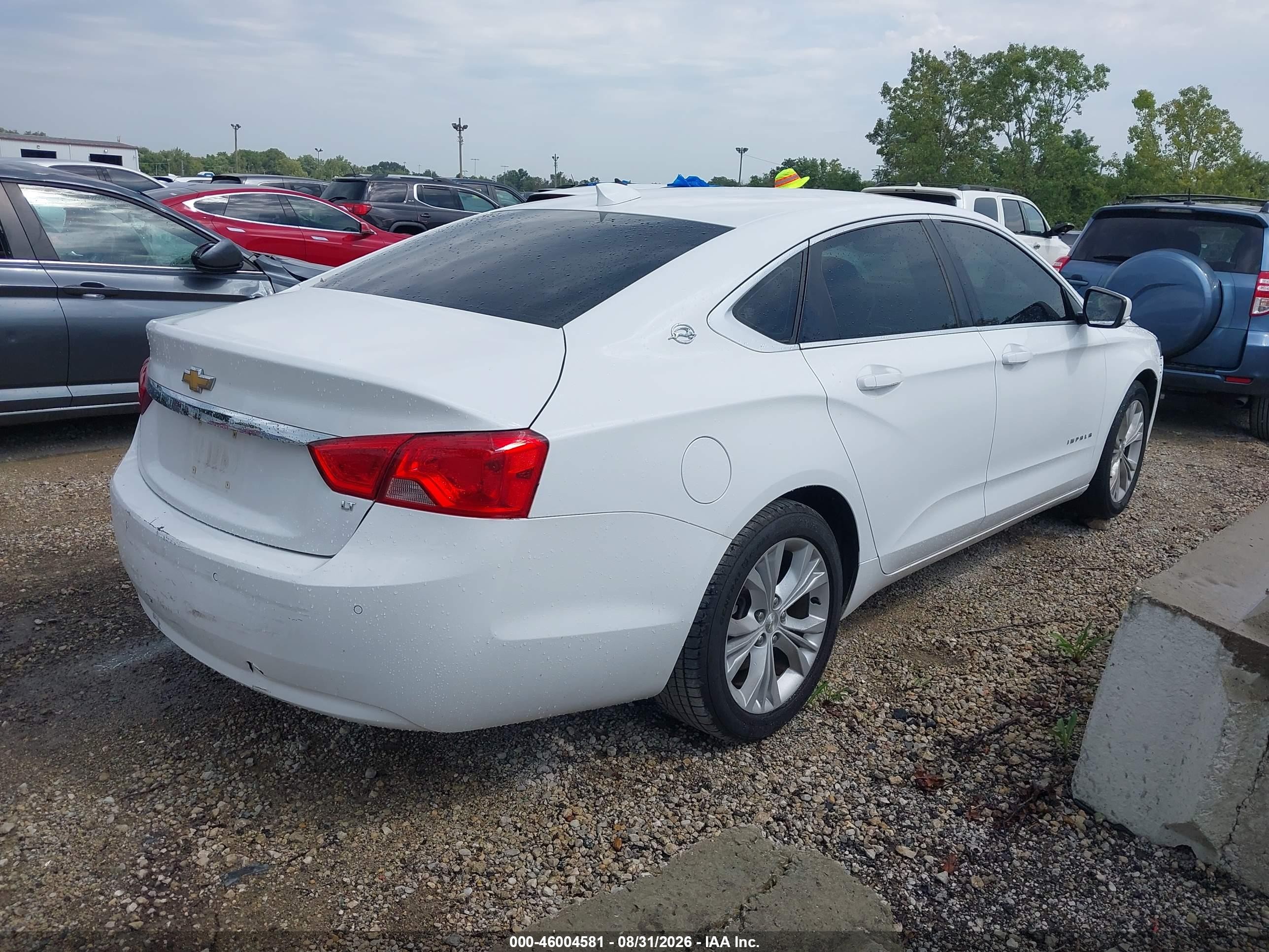 2015 Chevrolet Impala 1lt Белый vin: 2G1115SL9F9105584