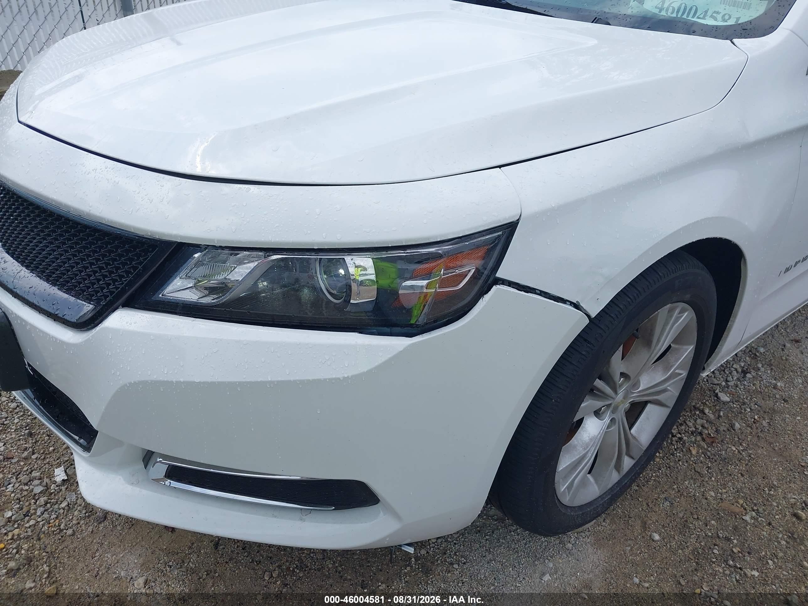 2015 Chevrolet Impala 1lt Белый vin: 2G1115SL9F9105584