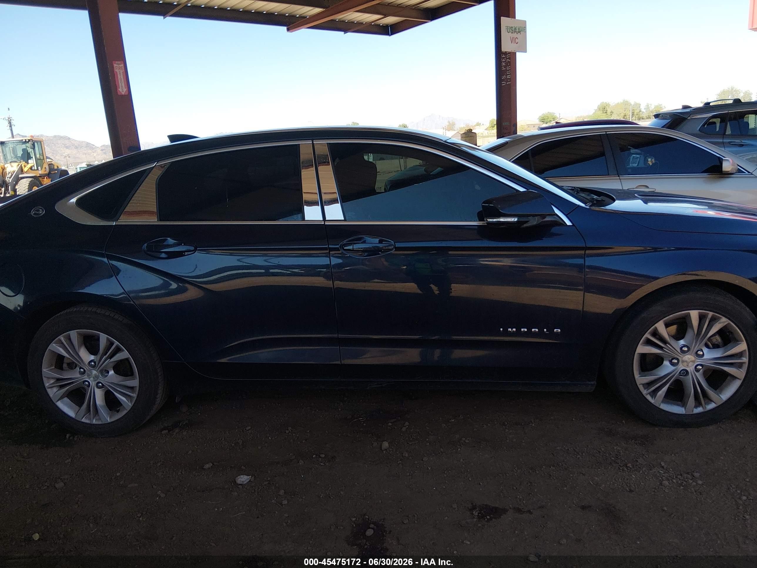 2015 Chevrolet Impala 1lt Blue vin: 2G1115SL9F9245439