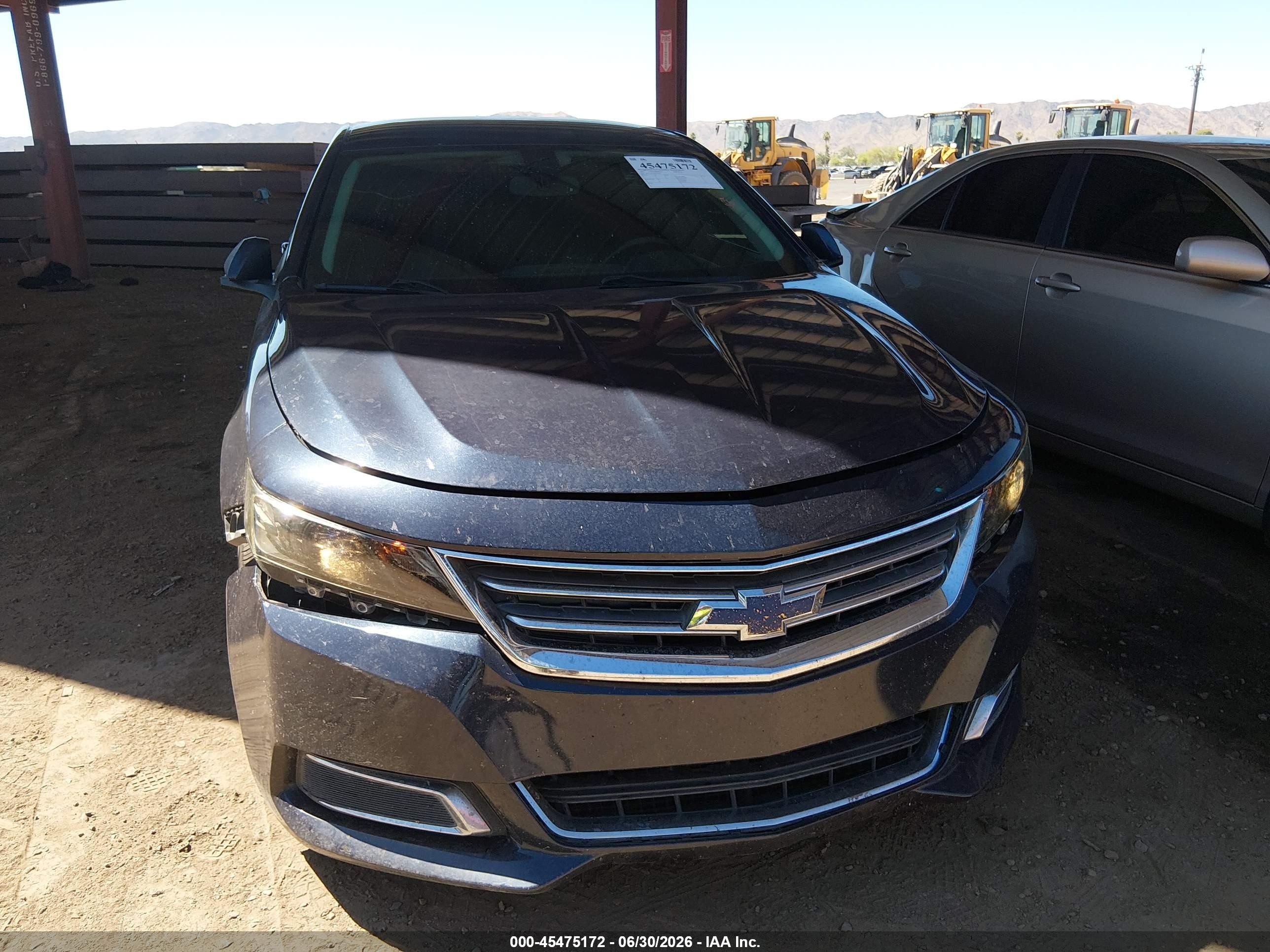 2015 Chevrolet Impala 1lt Blue vin: 2G1115SL9F9245439