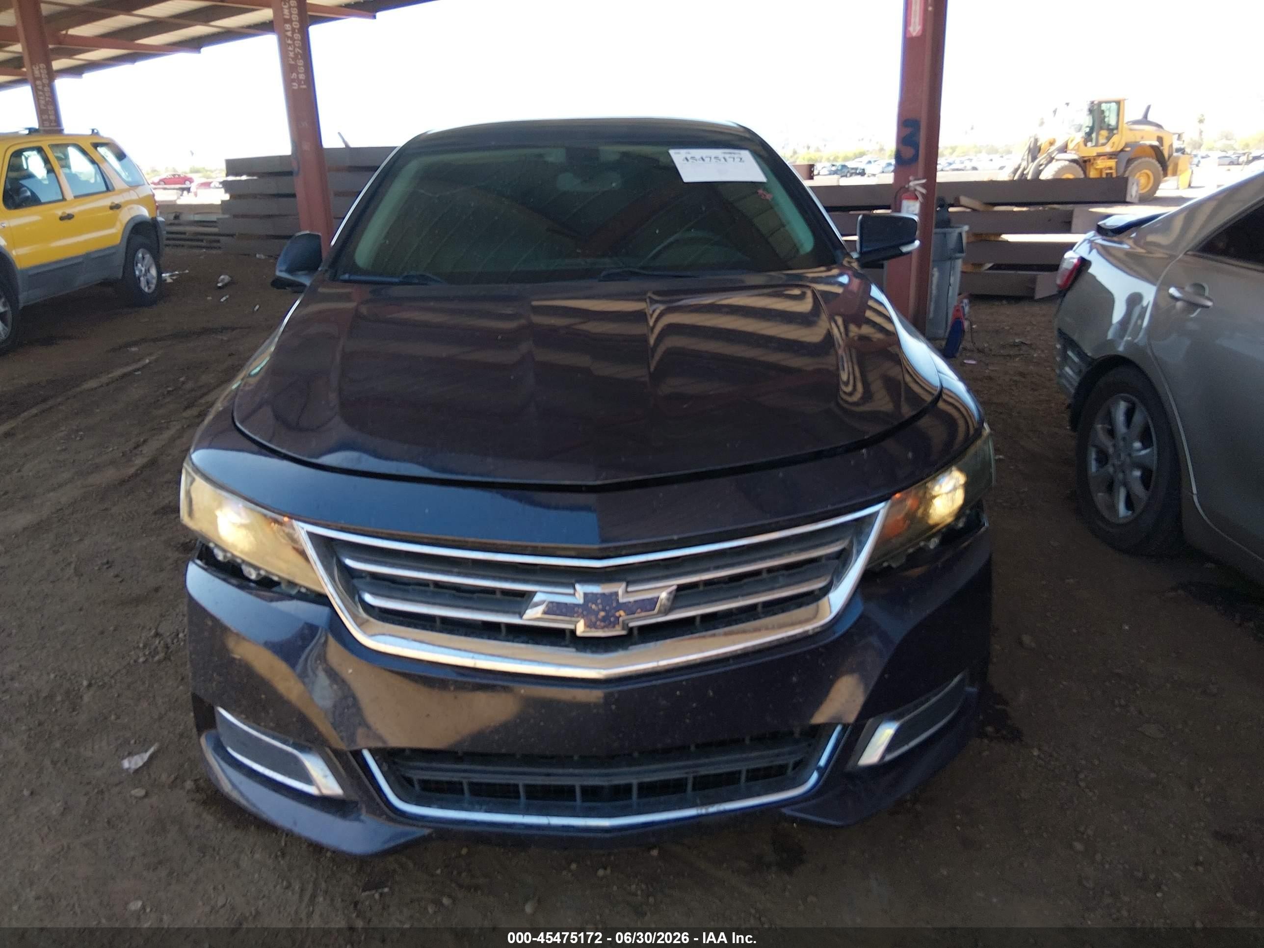 2015 Chevrolet Impala 1lt Blue vin: 2G1115SL9F9245439