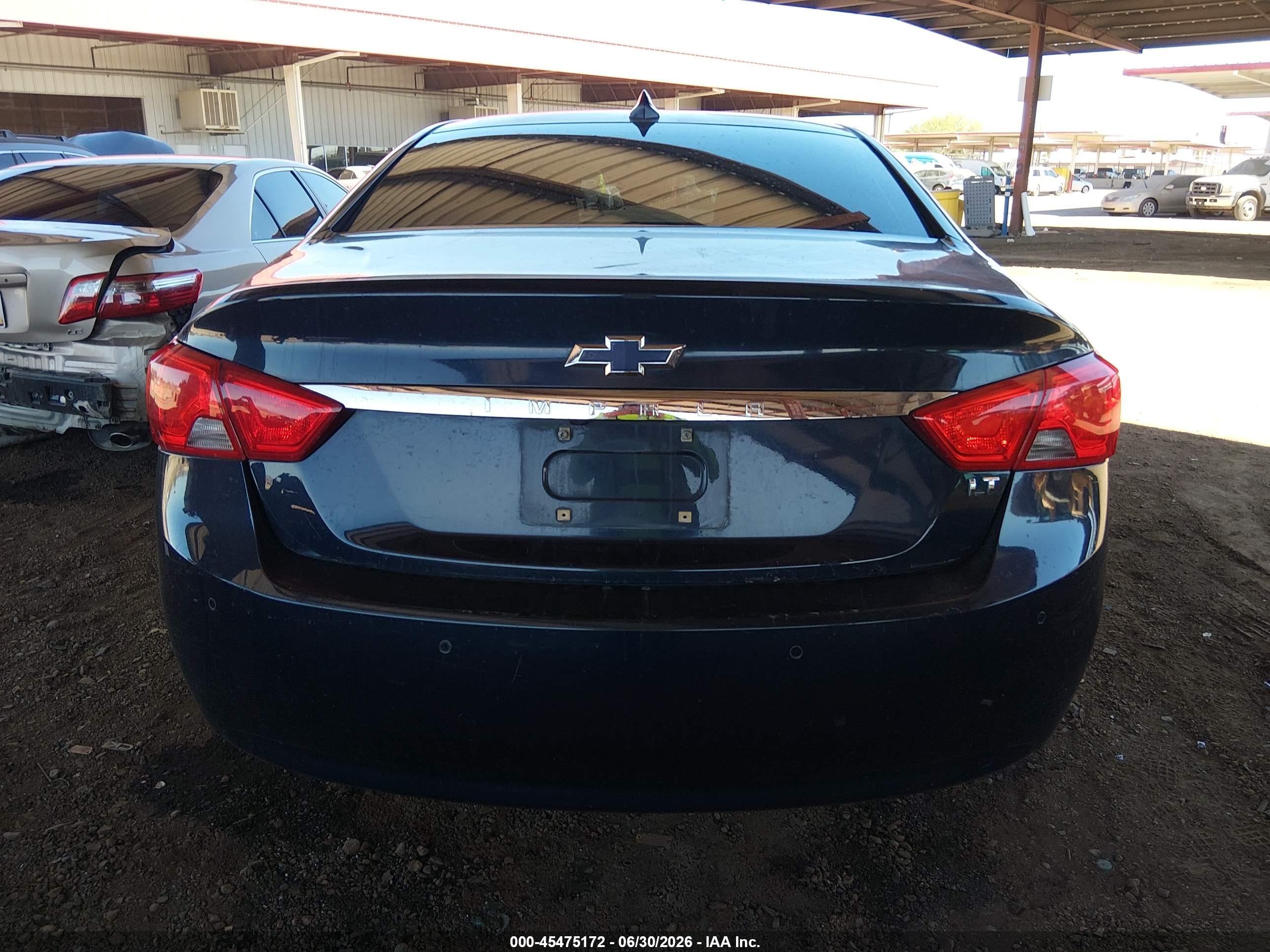 2015 Chevrolet Impala 1lt Blue vin: 2G1115SL9F9245439