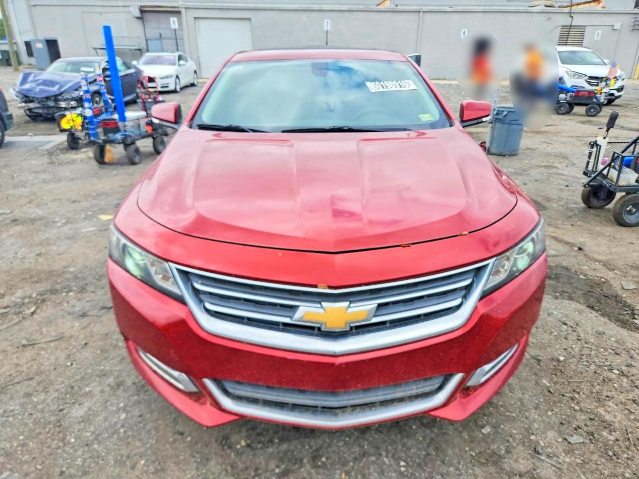 2015 Chevrolet Impala Lt Red vin: 2G1115SL9F9258501