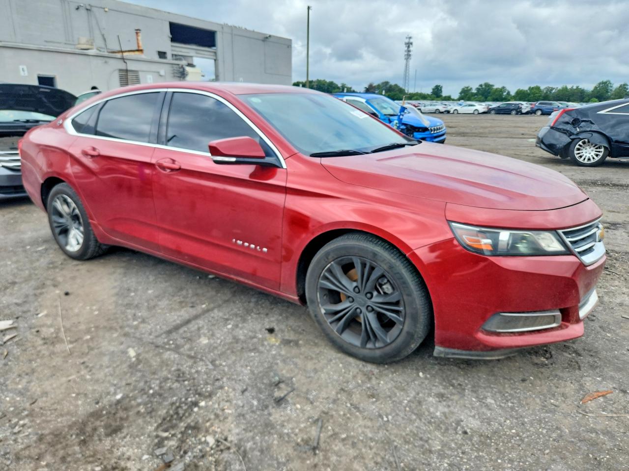 2015 Chevrolet Impala Lt Red vin: 2G1115SL9F9258501