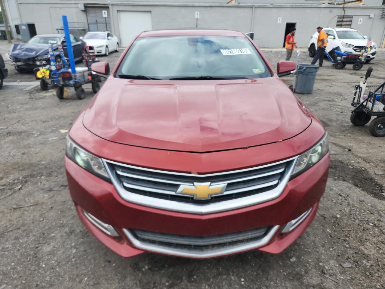 2015 Chevrolet Impala Lt Red vin: 2G1115SL9F9258501 Damage: Left Head Lamp, Faded, Repair Required
