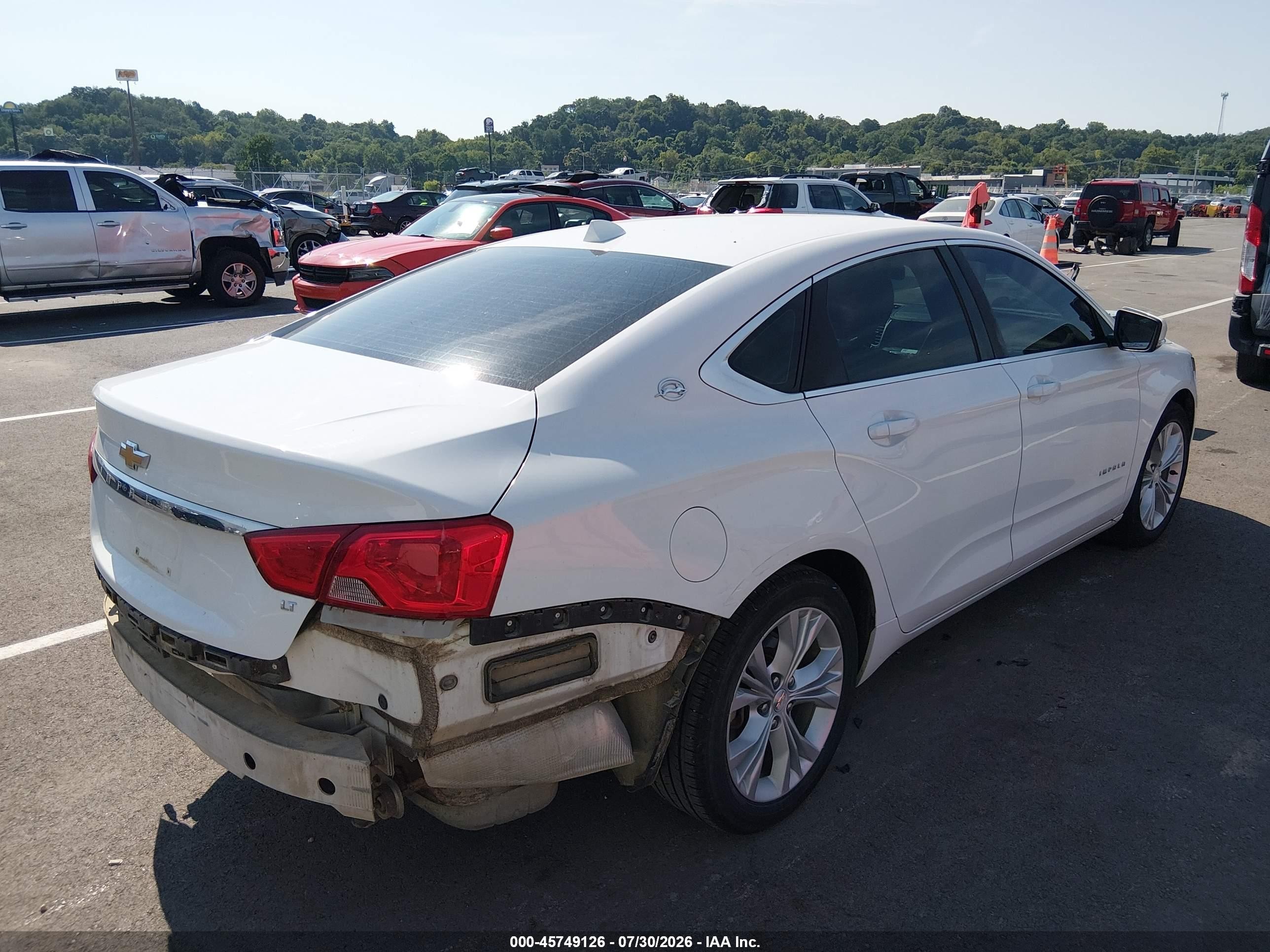 2014 Chevrolet Impala 1lt Белый vin: 2G1115SLXE9111120