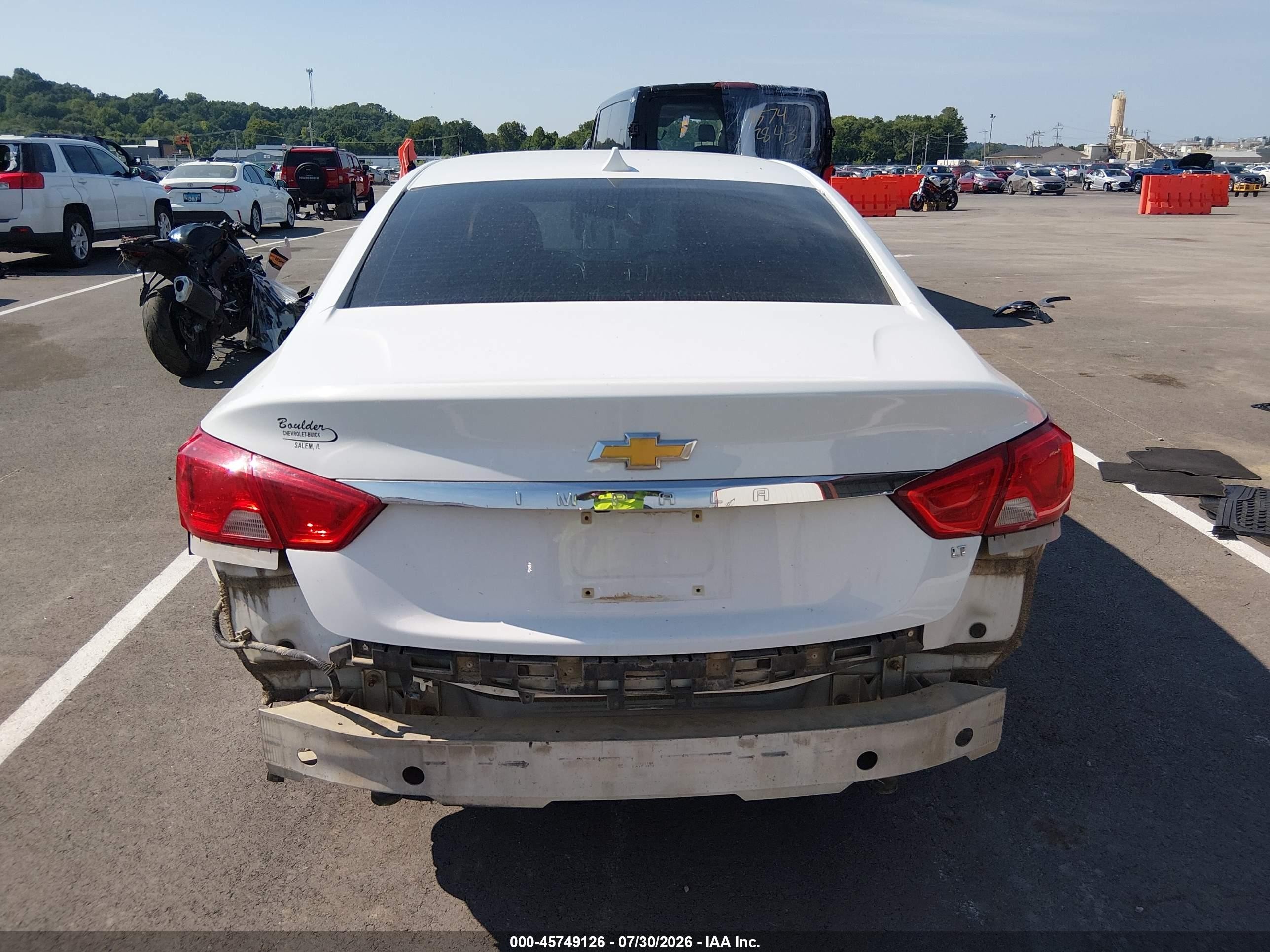 2014 Chevrolet Impala 1lt Белый vin: 2G1115SLXE9111120
