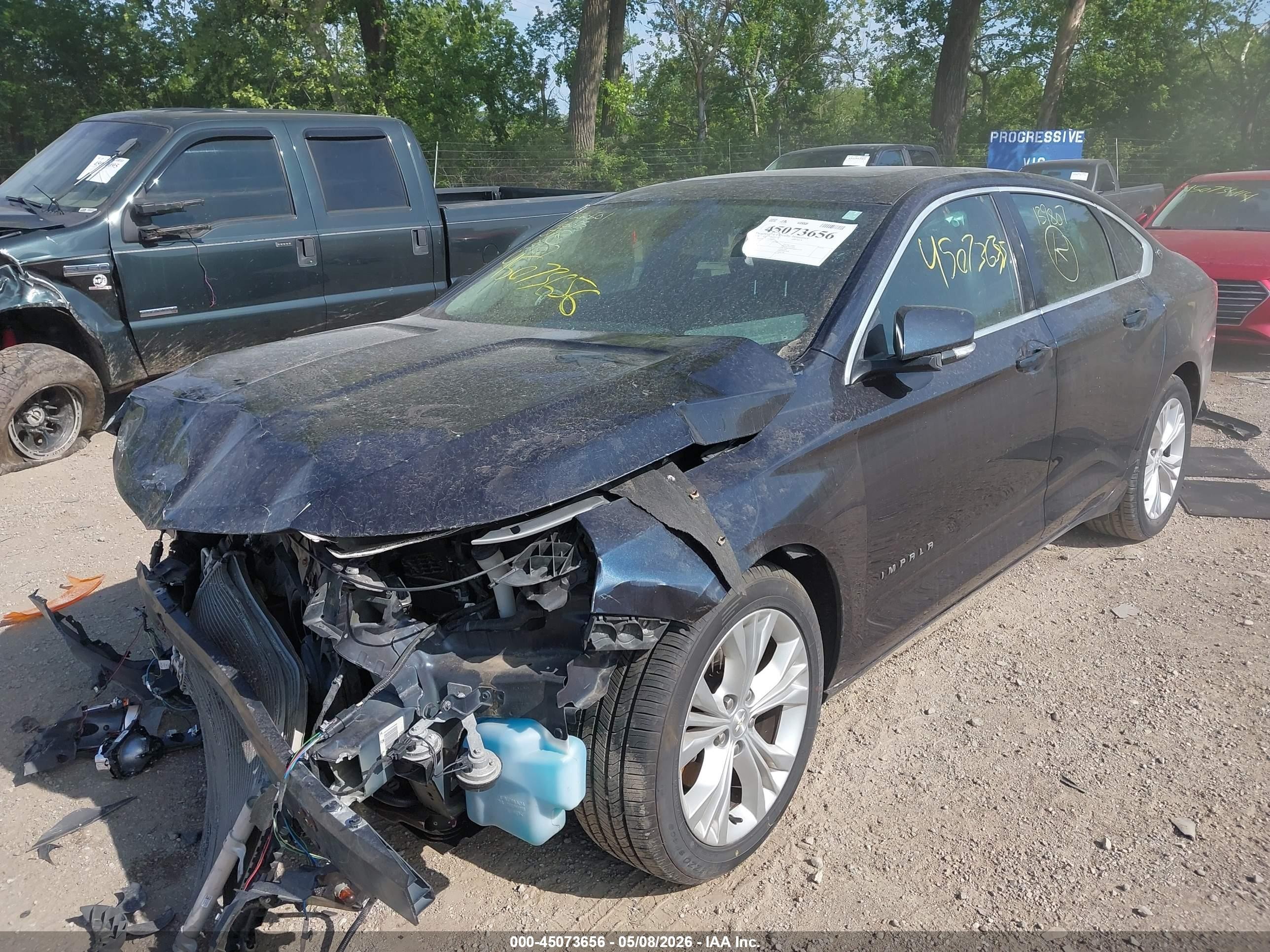 2014 Chevrolet Impala 1lt Dark Blue vin: 2G1115SLXE9139807