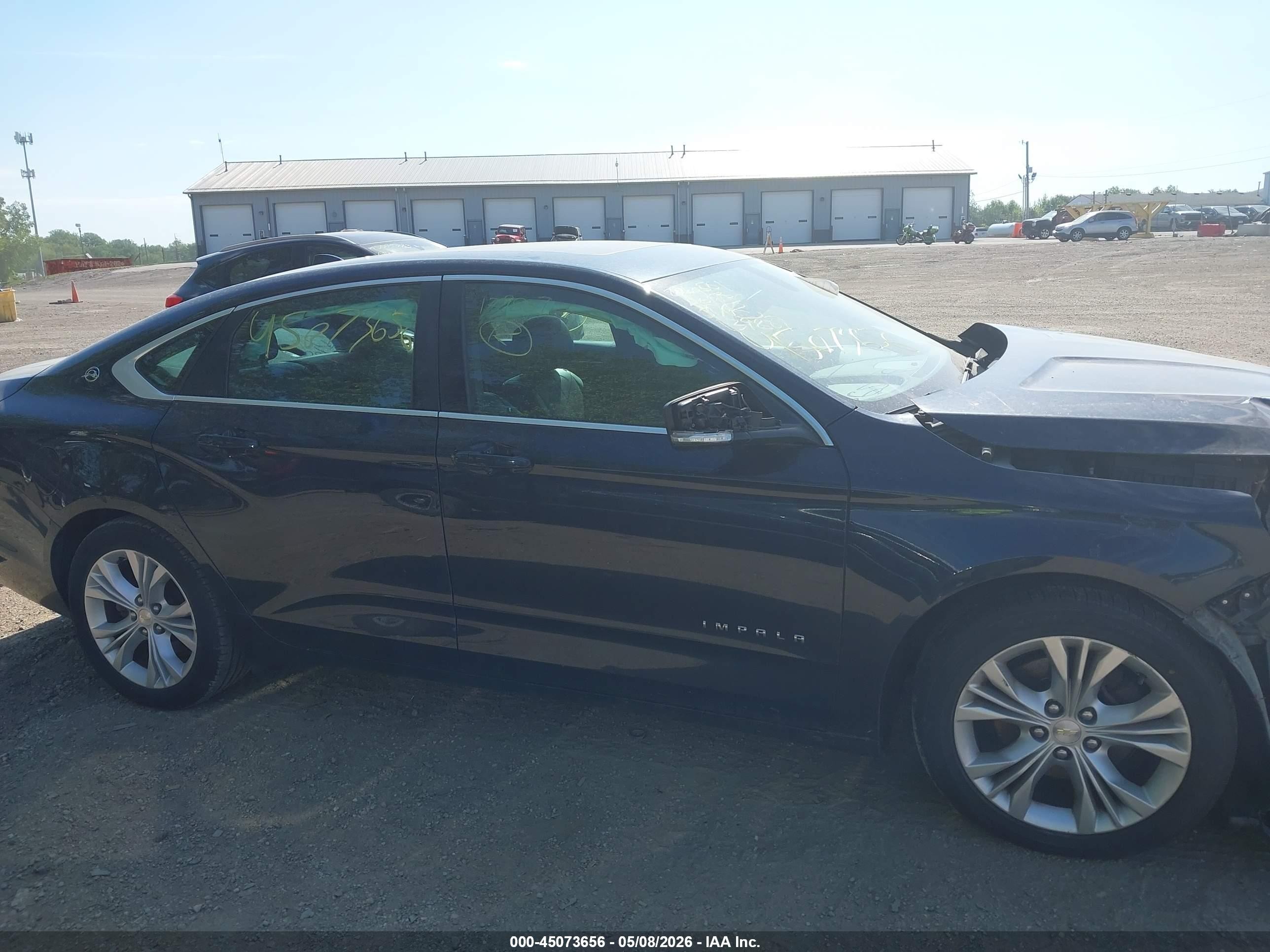 2014 Chevrolet Impala 1lt Dark Blue vin: 2G1115SLXE9139807