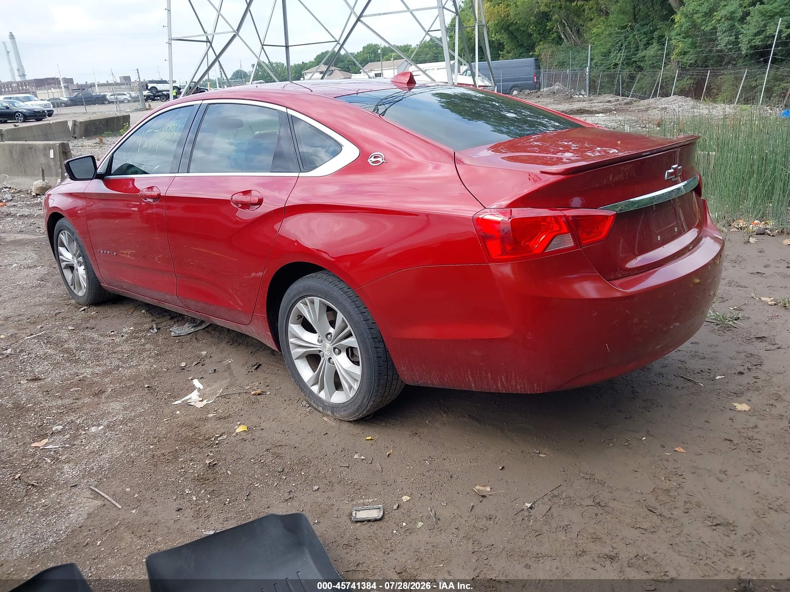 2014 Chevrolet Impala 1lt Red vin: 2G1115SLXE9161046