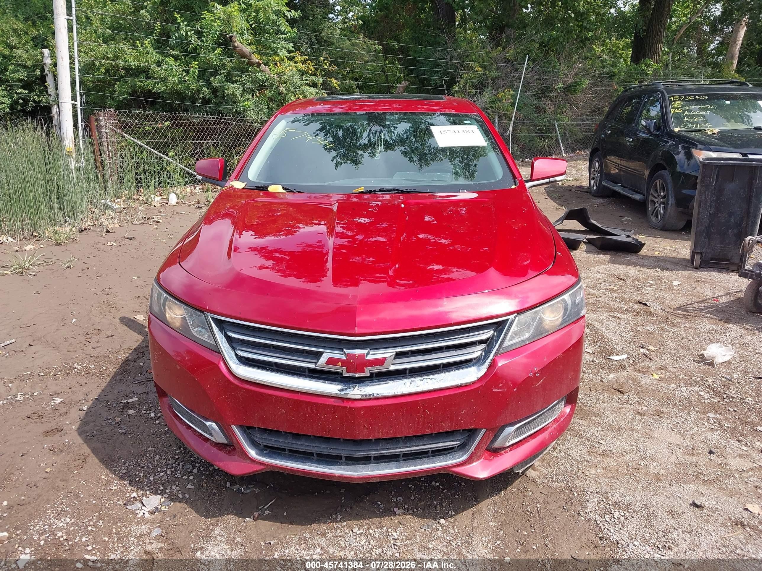 2014 Chevrolet Impala 1lt Red vin: 2G1115SLXE9161046