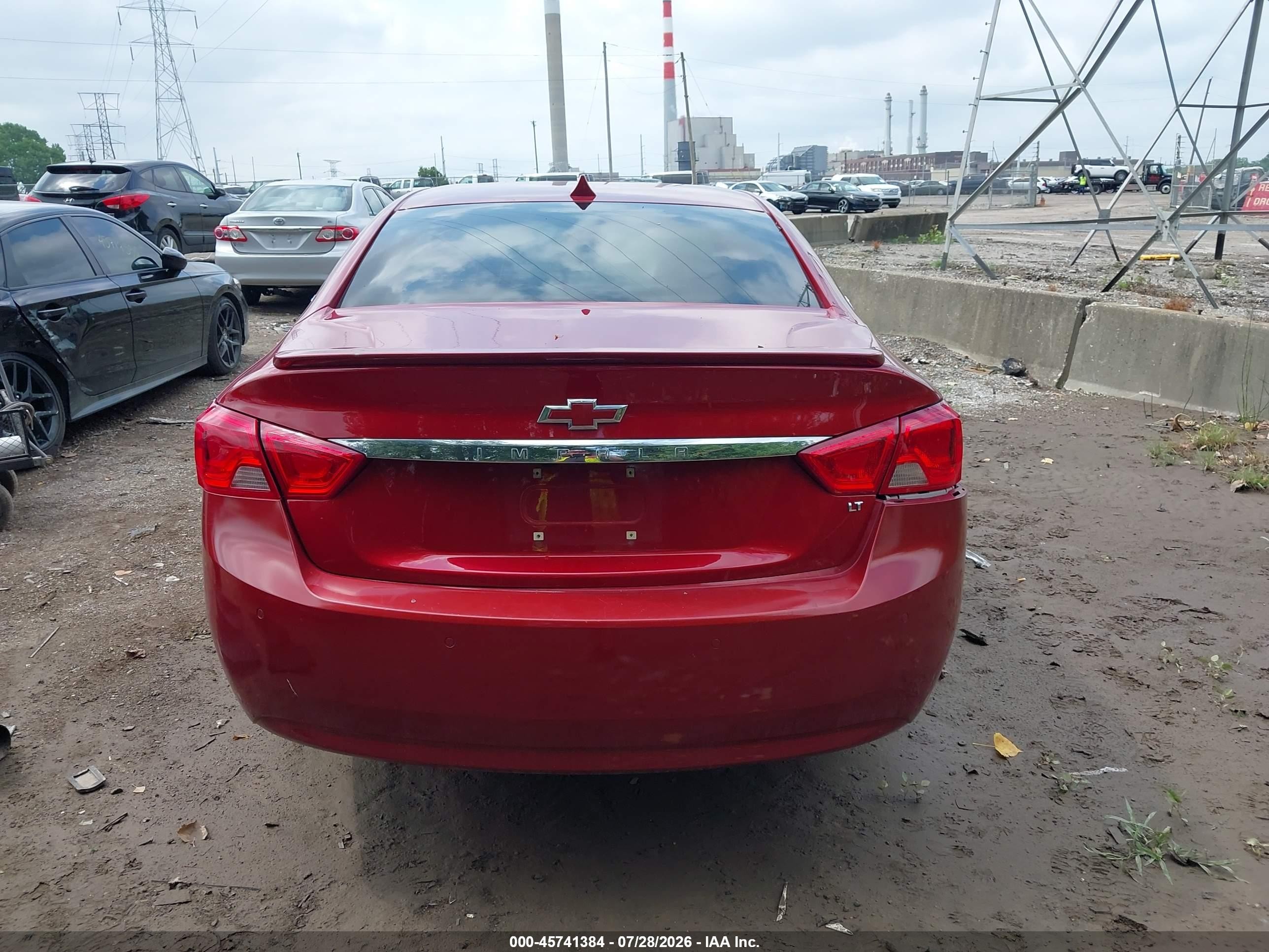 2014 Chevrolet Impala 1lt Red vin: 2G1115SLXE9161046