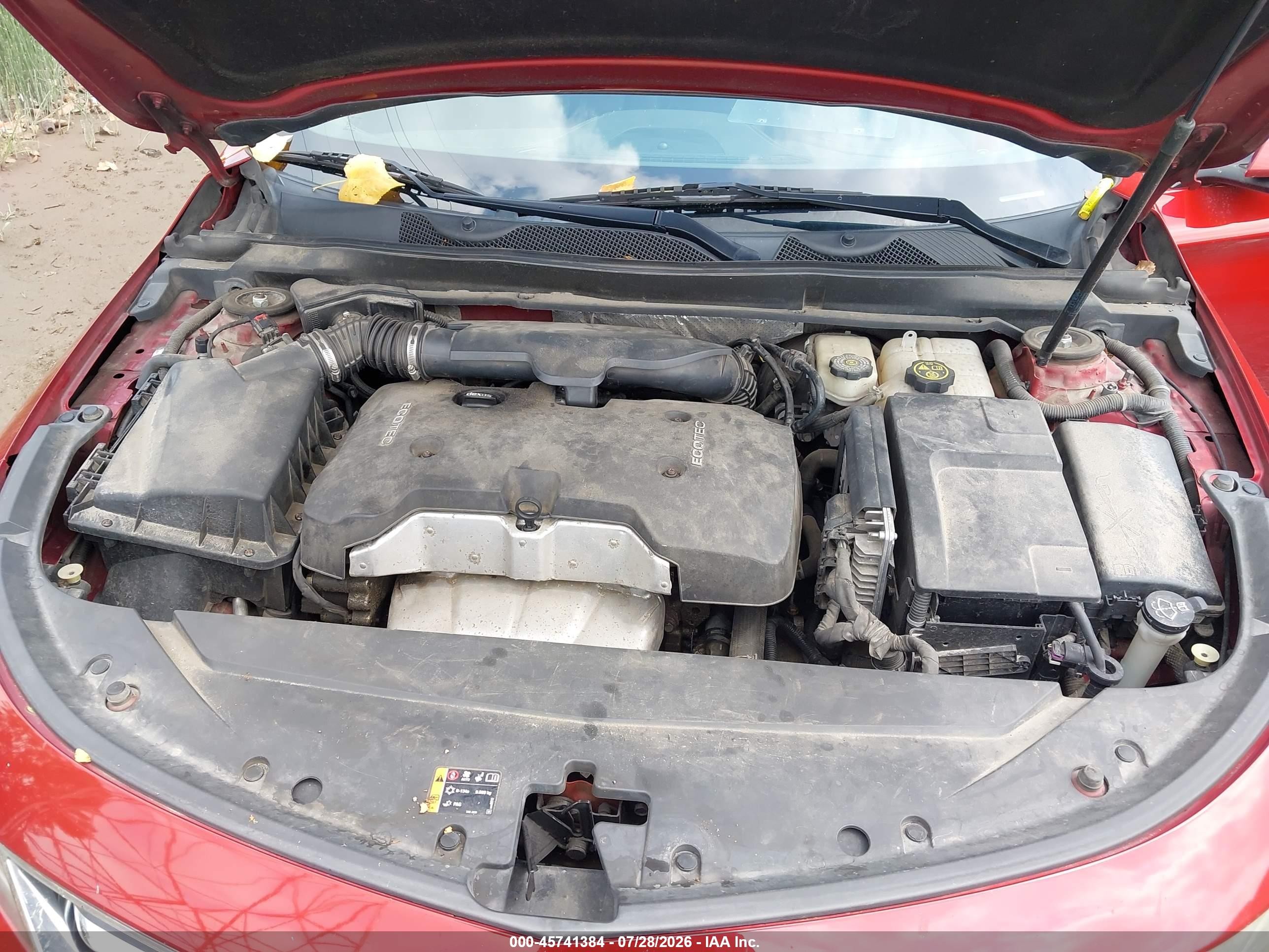 2014 Chevrolet Impala 1lt Red vin: 2G1115SLXE9161046