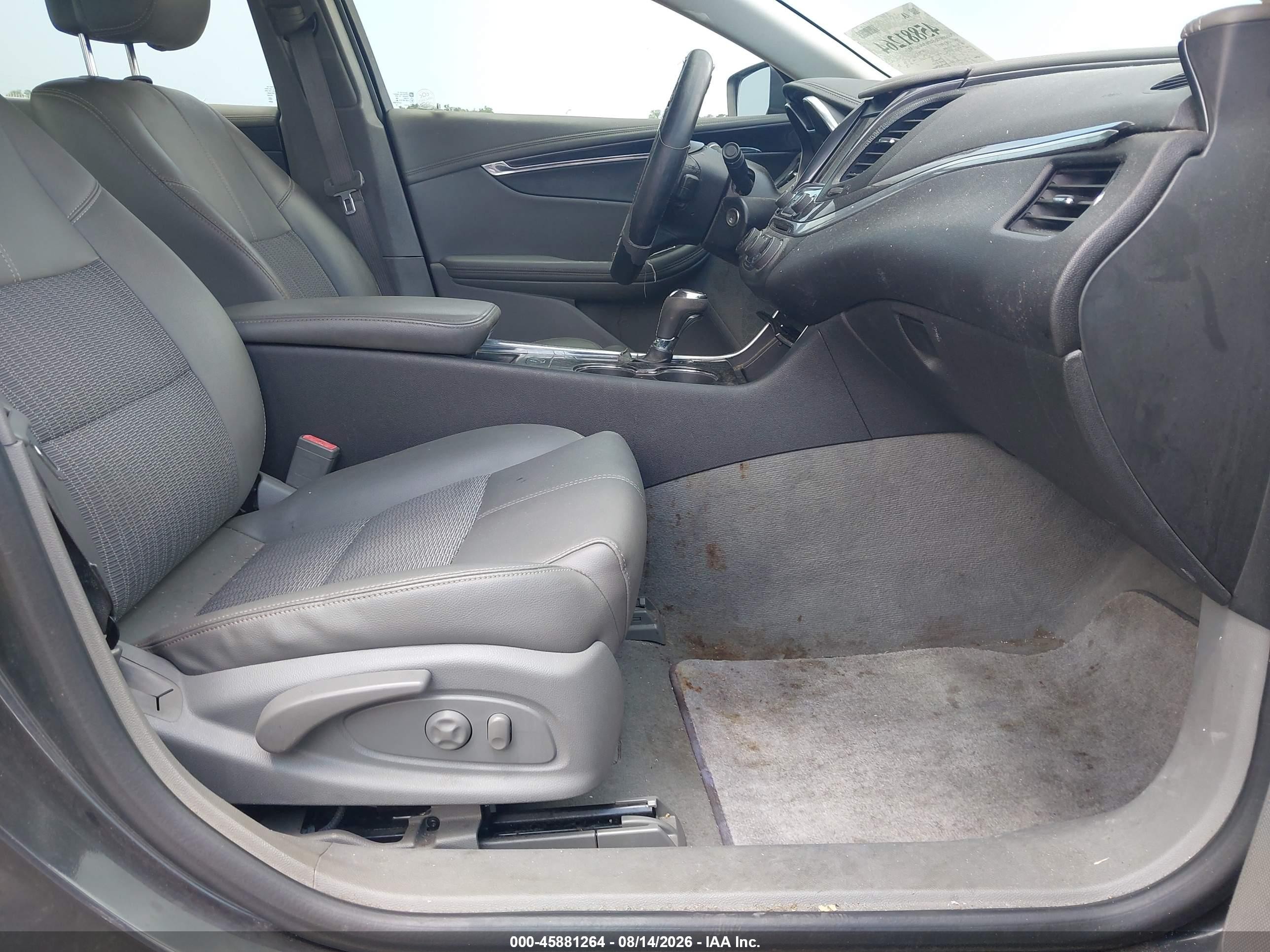 2014 Chevrolet Impala 1lt Gray vin: 2G1115SLXE9244976