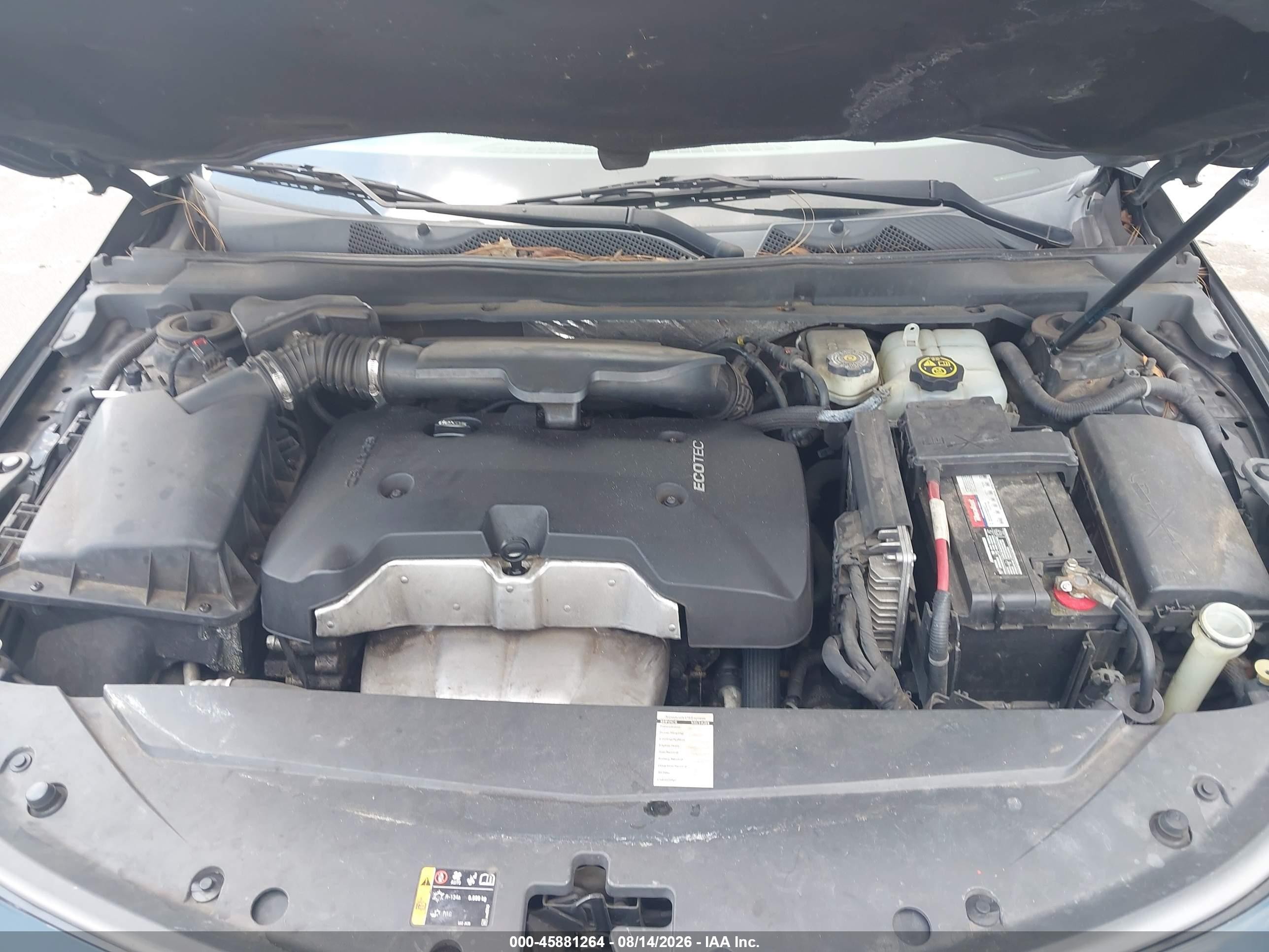2014 Chevrolet Impala 1lt Gray vin: 2G1115SLXE9244976
