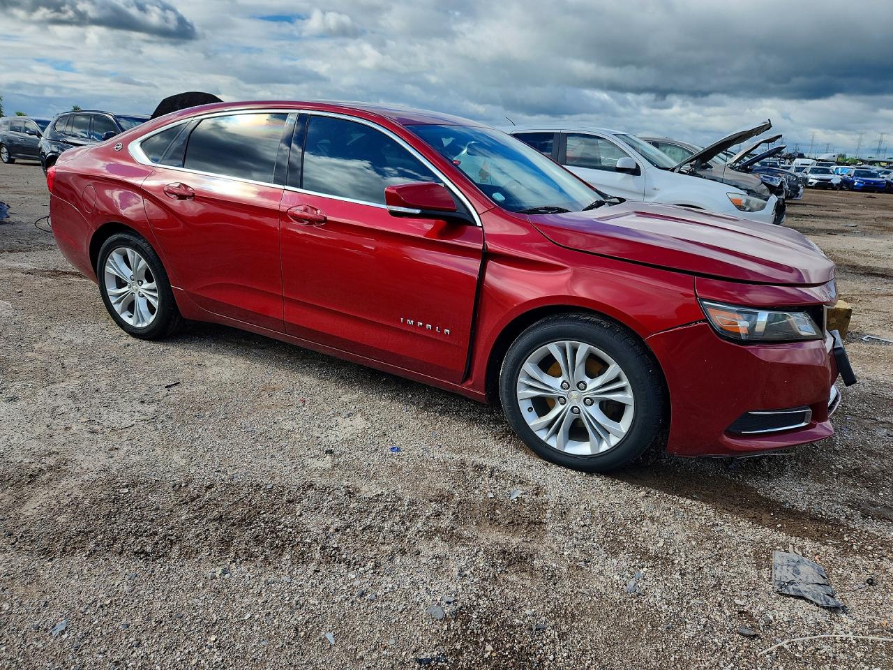 2014 Chevrolet Impala Lt Red vin: 2G1115SLXE9259655