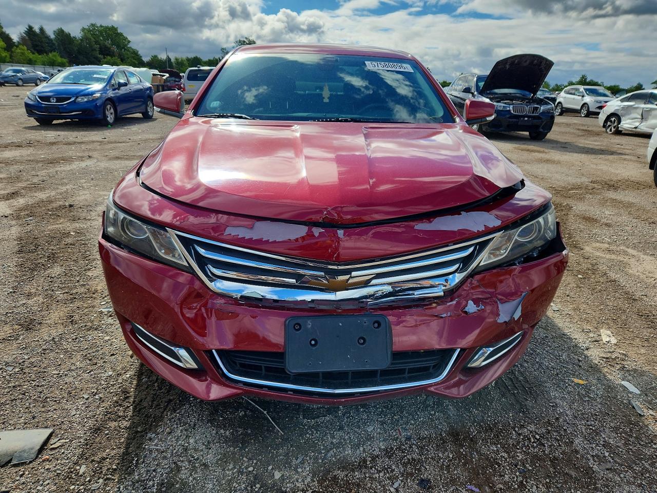2014 Chevrolet Impala Lt Red vin: 2G1115SLXE9259655