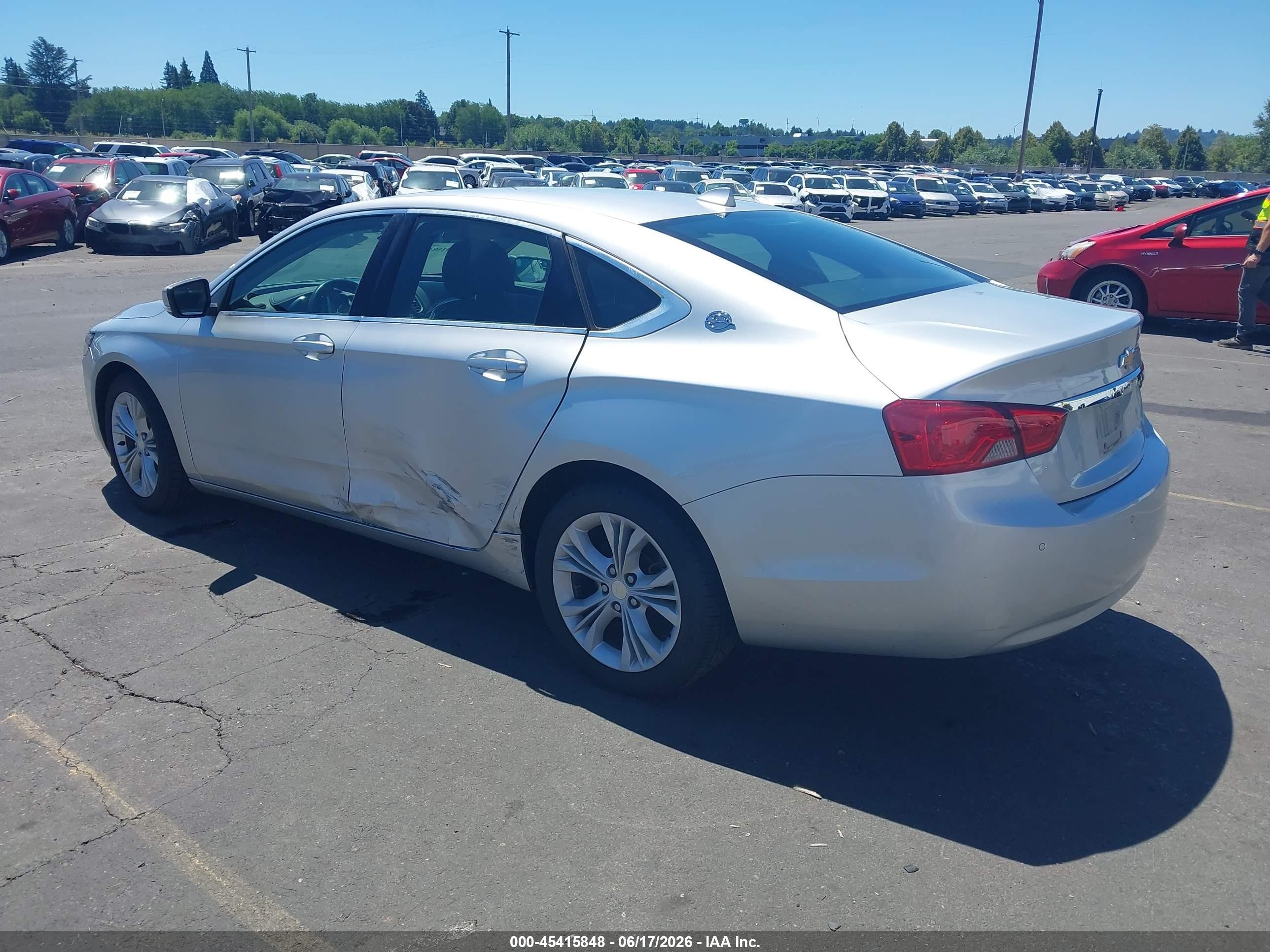 2014 Chevrolet Impala 1lt Серебряный vin: 2G1115SLXE9289402