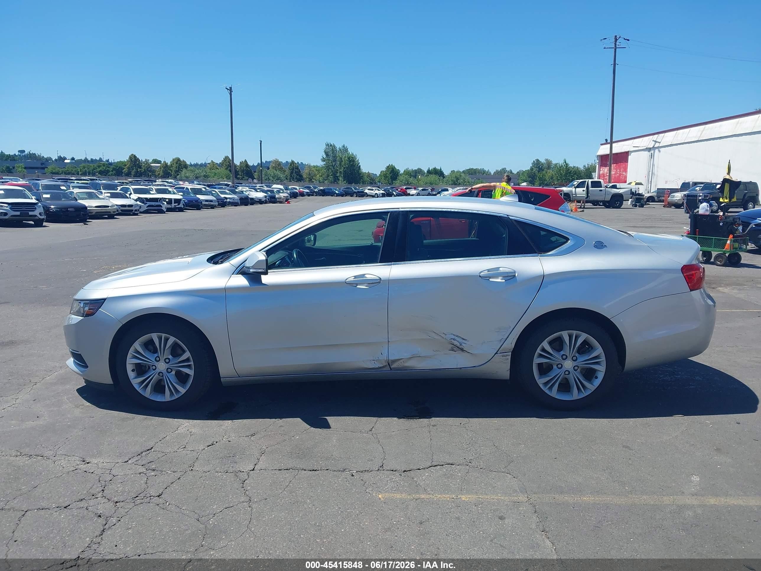 2014 Chevrolet Impala 1lt Серебряный vin: 2G1115SLXE9289402