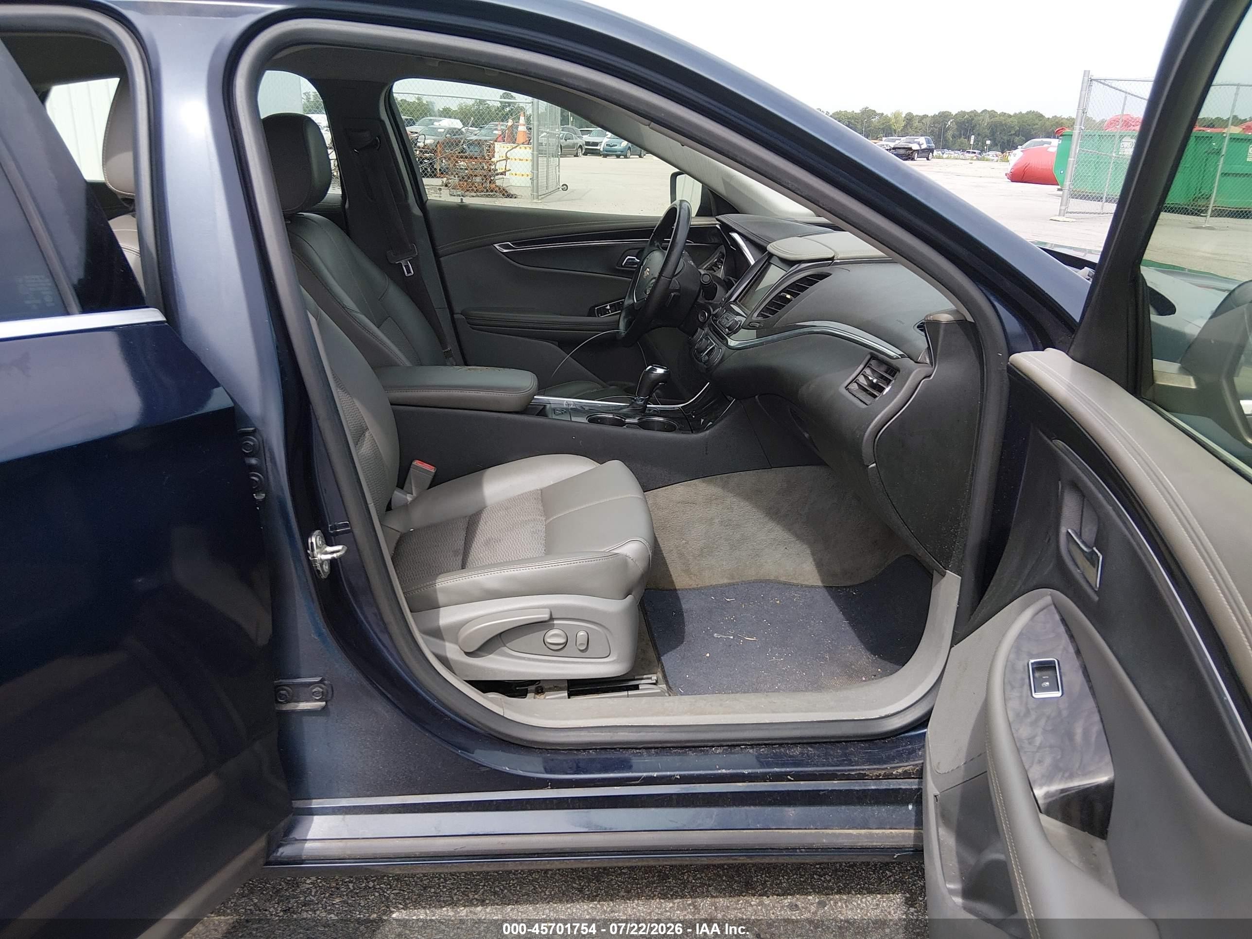 2015 Chevrolet Impala 1lt Dark Blue vin: 2G1115SLXF9133569
