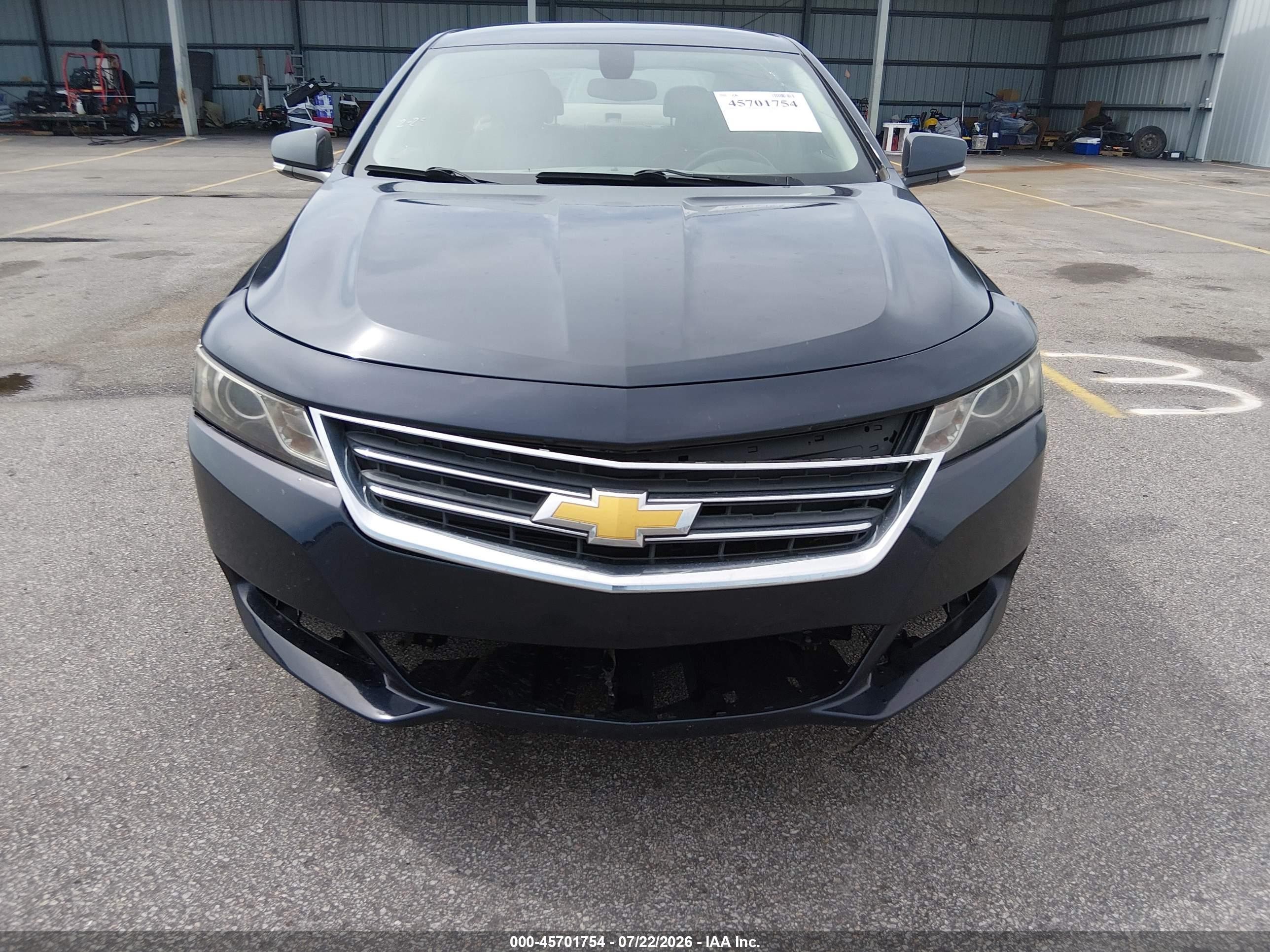 2015 Chevrolet Impala 1lt Dark Blue vin: 2G1115SLXF9133569