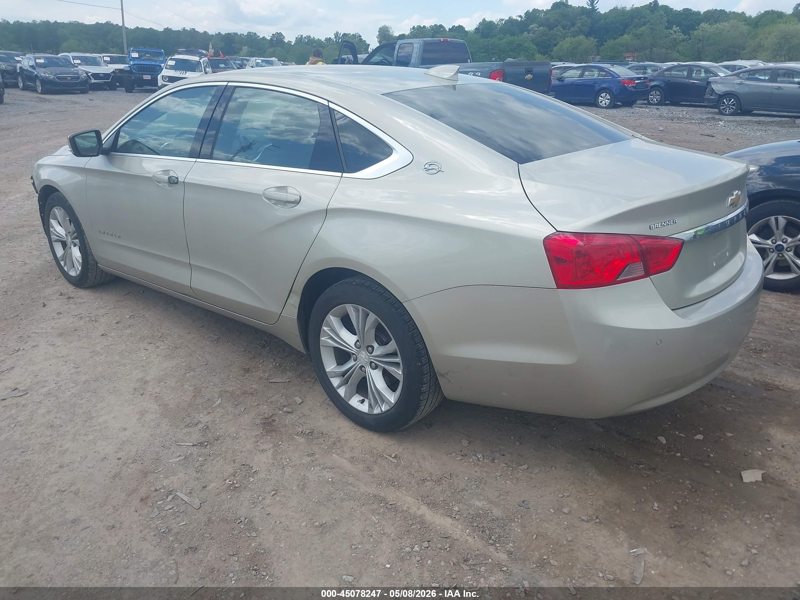 2015 Chevrolet Impala 1lt Gray vin: 2G1115SLXF9258278