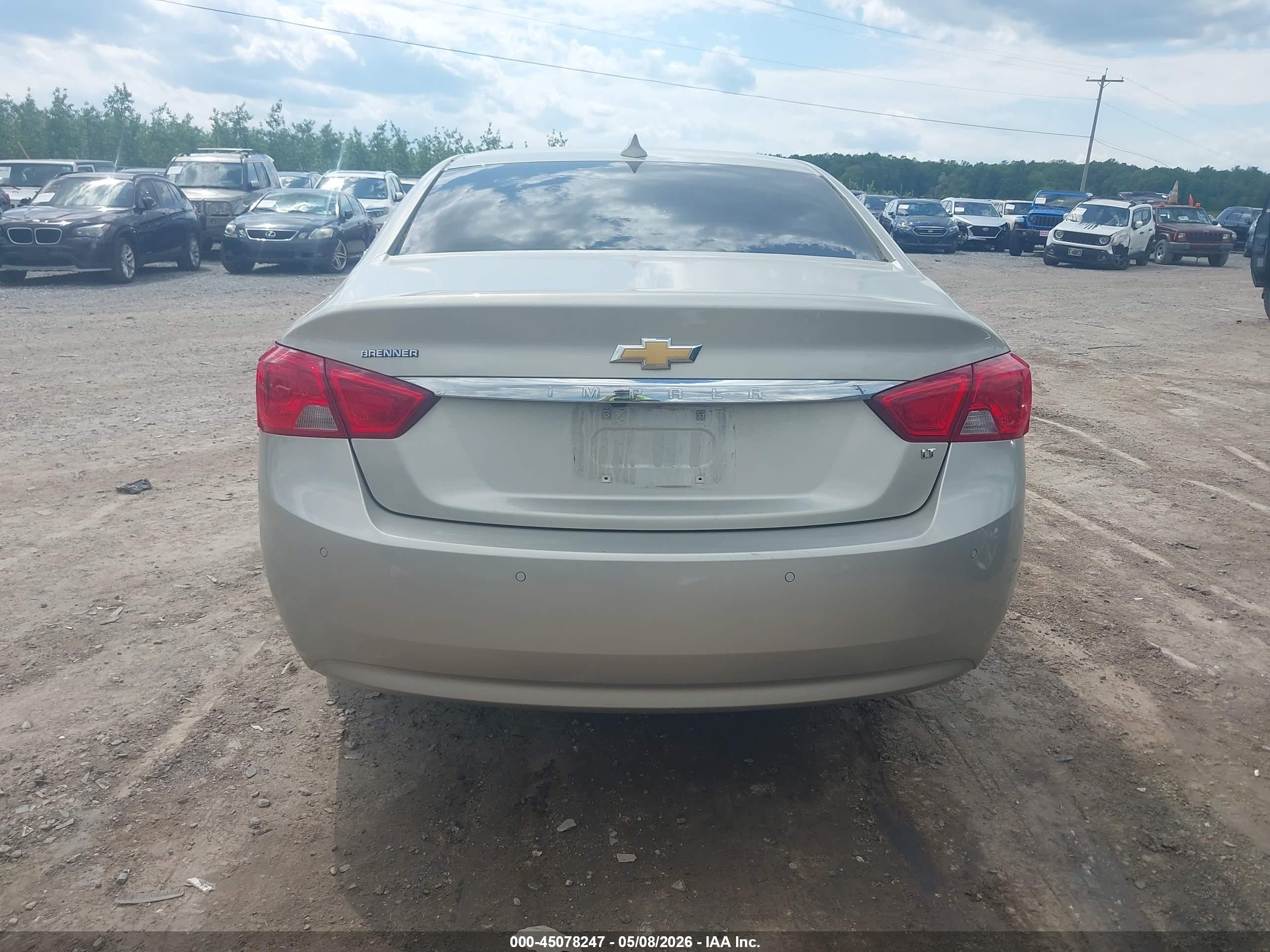 2015 Chevrolet Impala 1lt Gray vin: 2G1115SLXF9258278