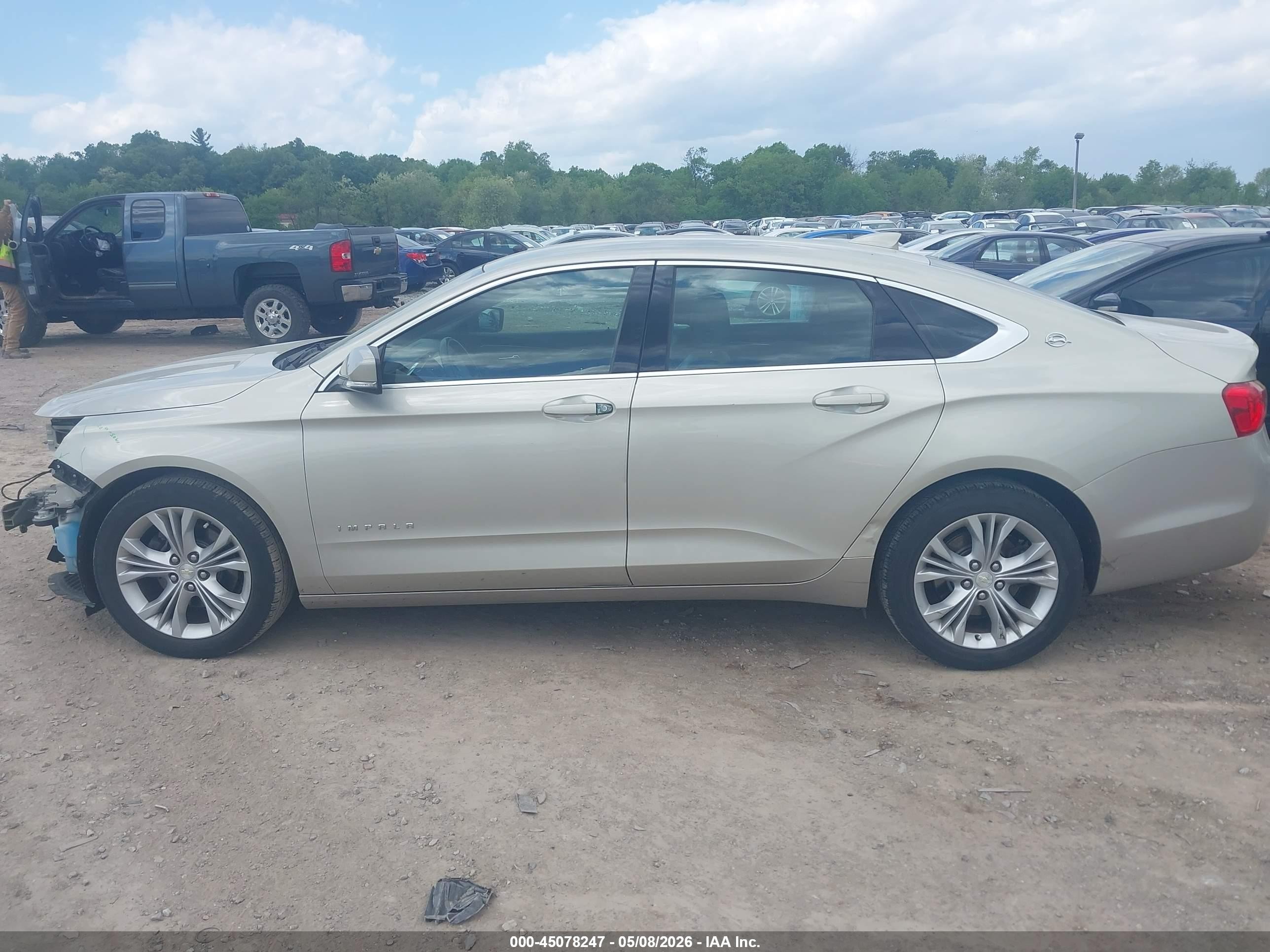 2015 Chevrolet Impala 1lt Gray vin: 2G1115SLXF9258278