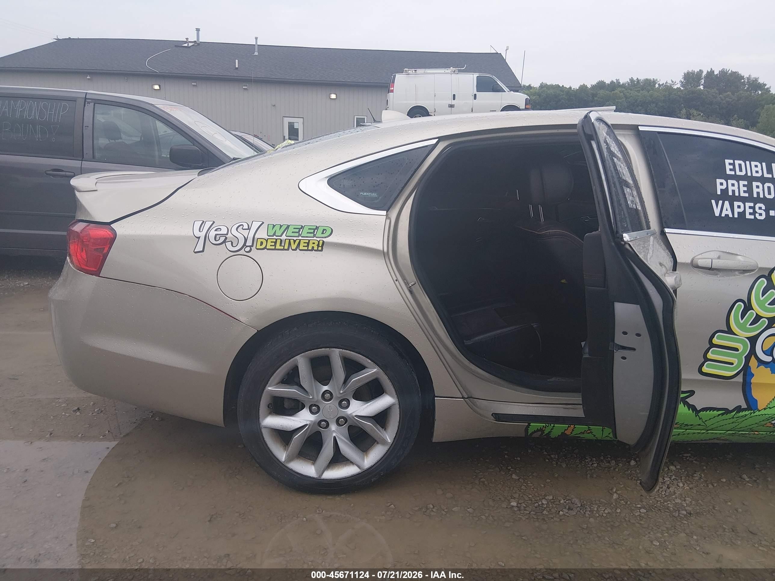 2014 Chevrolet Impala 2lt Beige vin: 2G1125S30E9109082