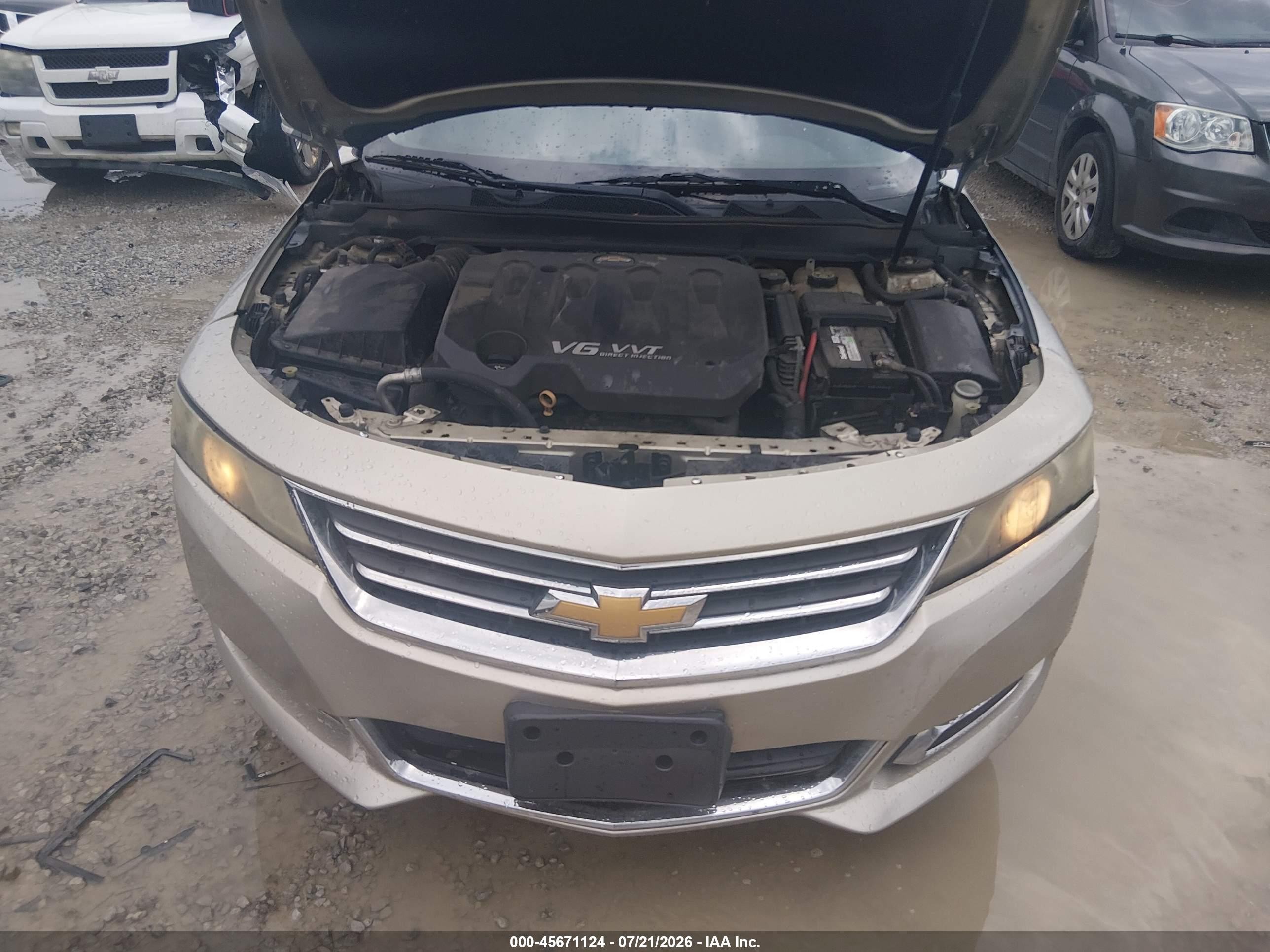 2014 Chevrolet Impala 2lt Beige vin: 2G1125S30E9109082
