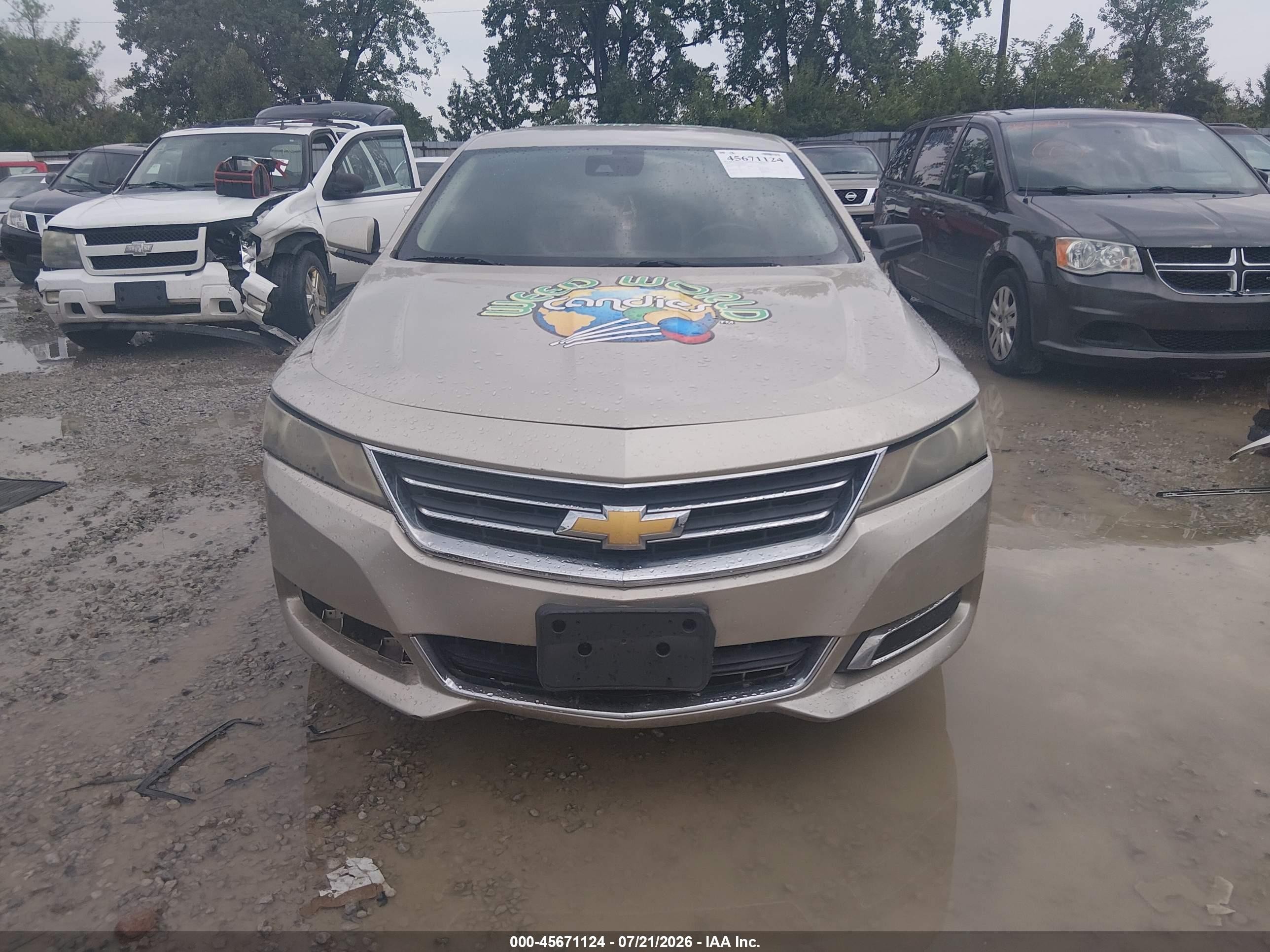 2014 Chevrolet Impala 2lt Beige vin: 2G1125S30E9109082