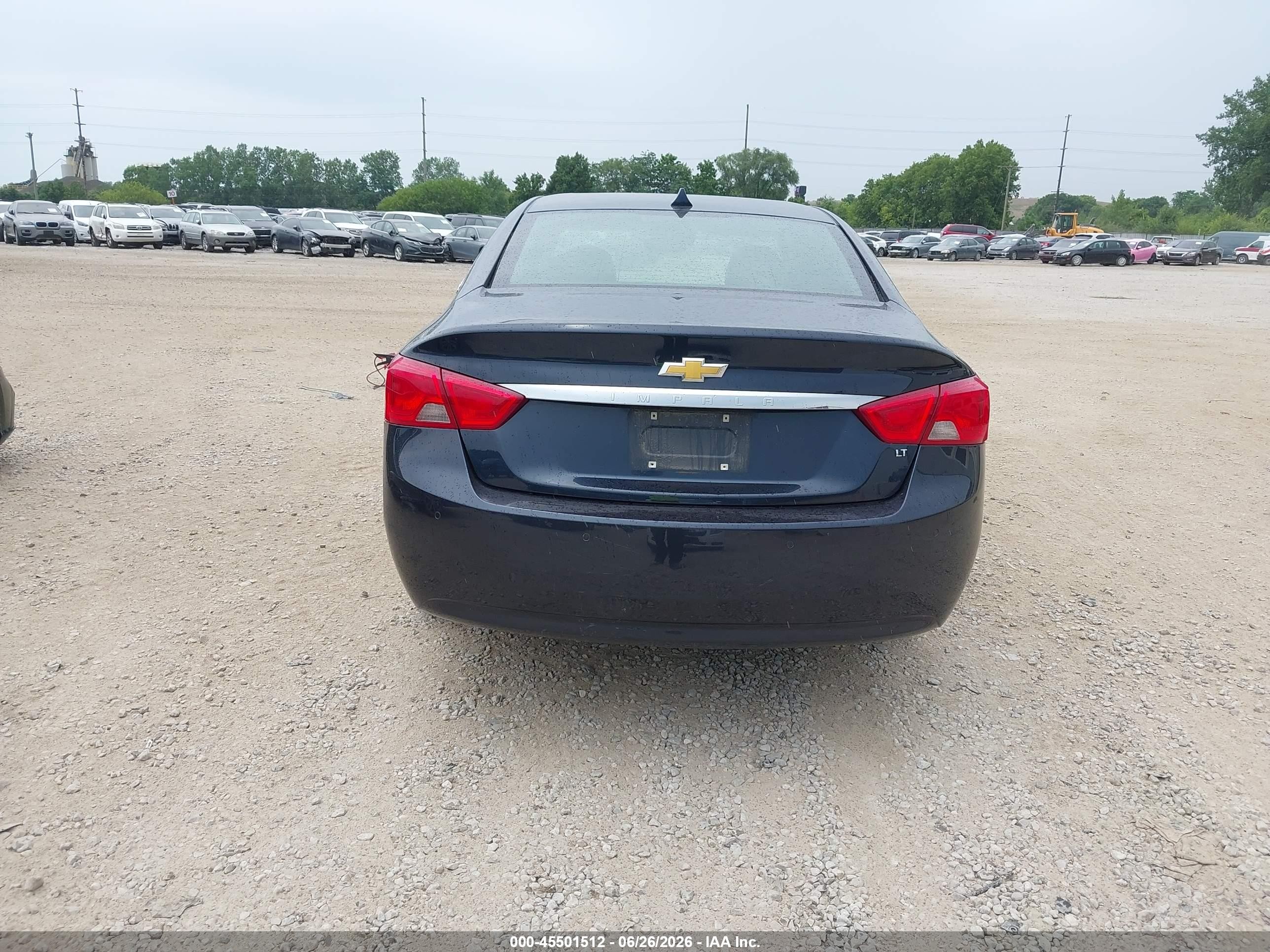 2014 Chevrolet Impala 2lt Blue vin: 2G1125S30E9113195