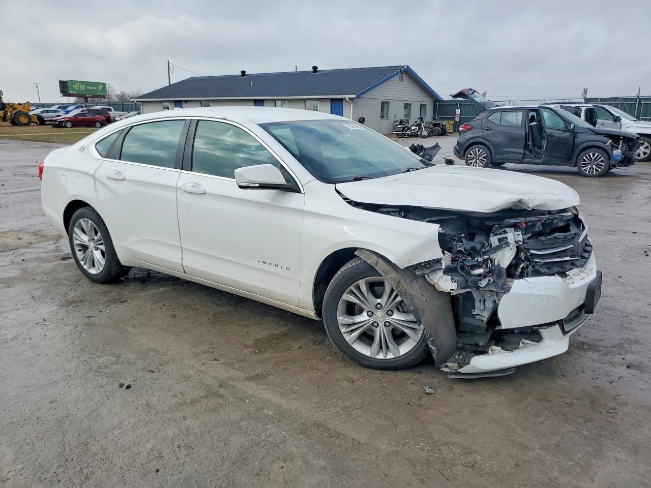 2014 Chevrolet Impala Lt White vin: 2G1125S30E9127095