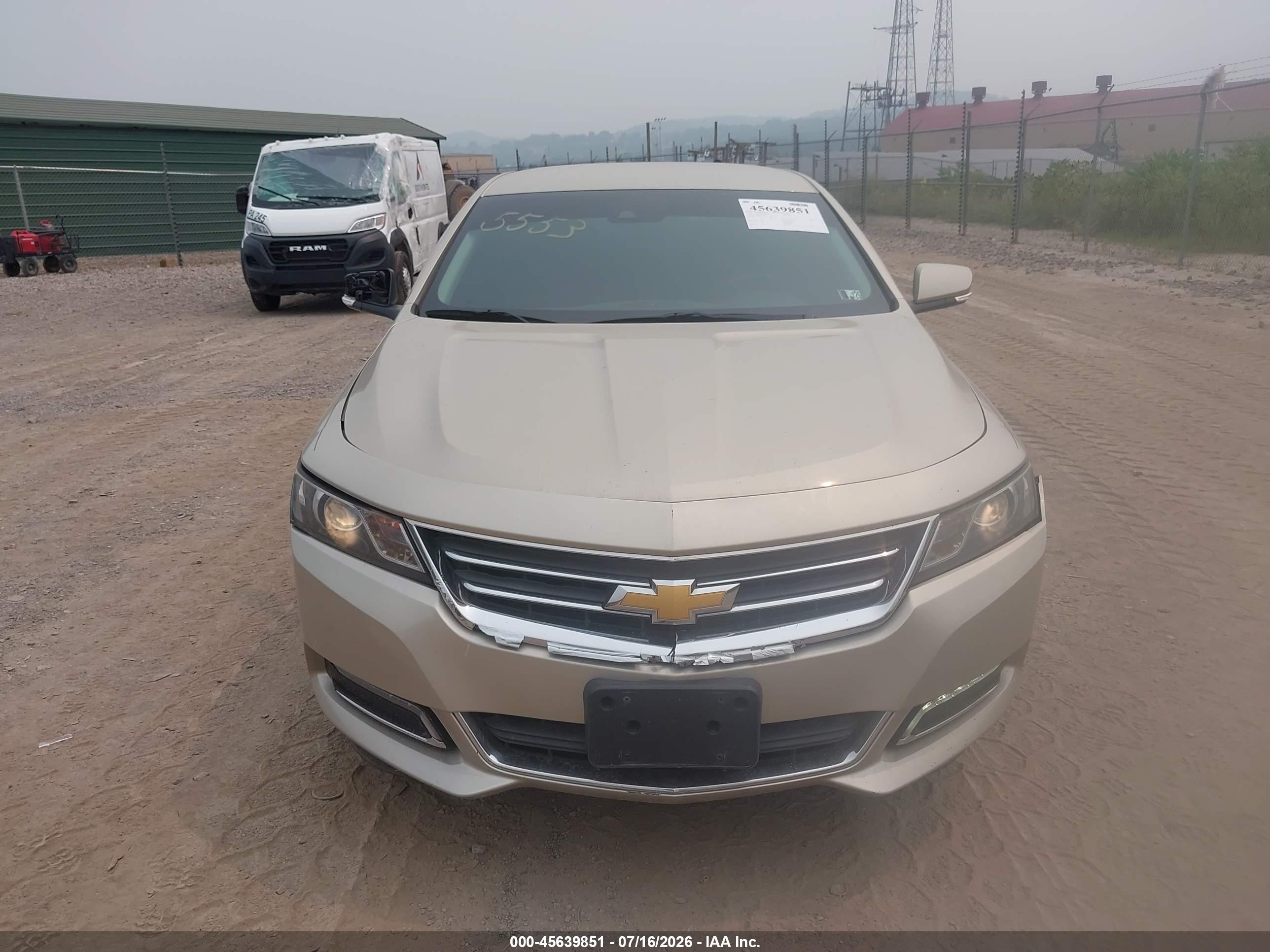 2014 Chevrolet Impala 2lt Cream vin: 2G1125S30E9135553