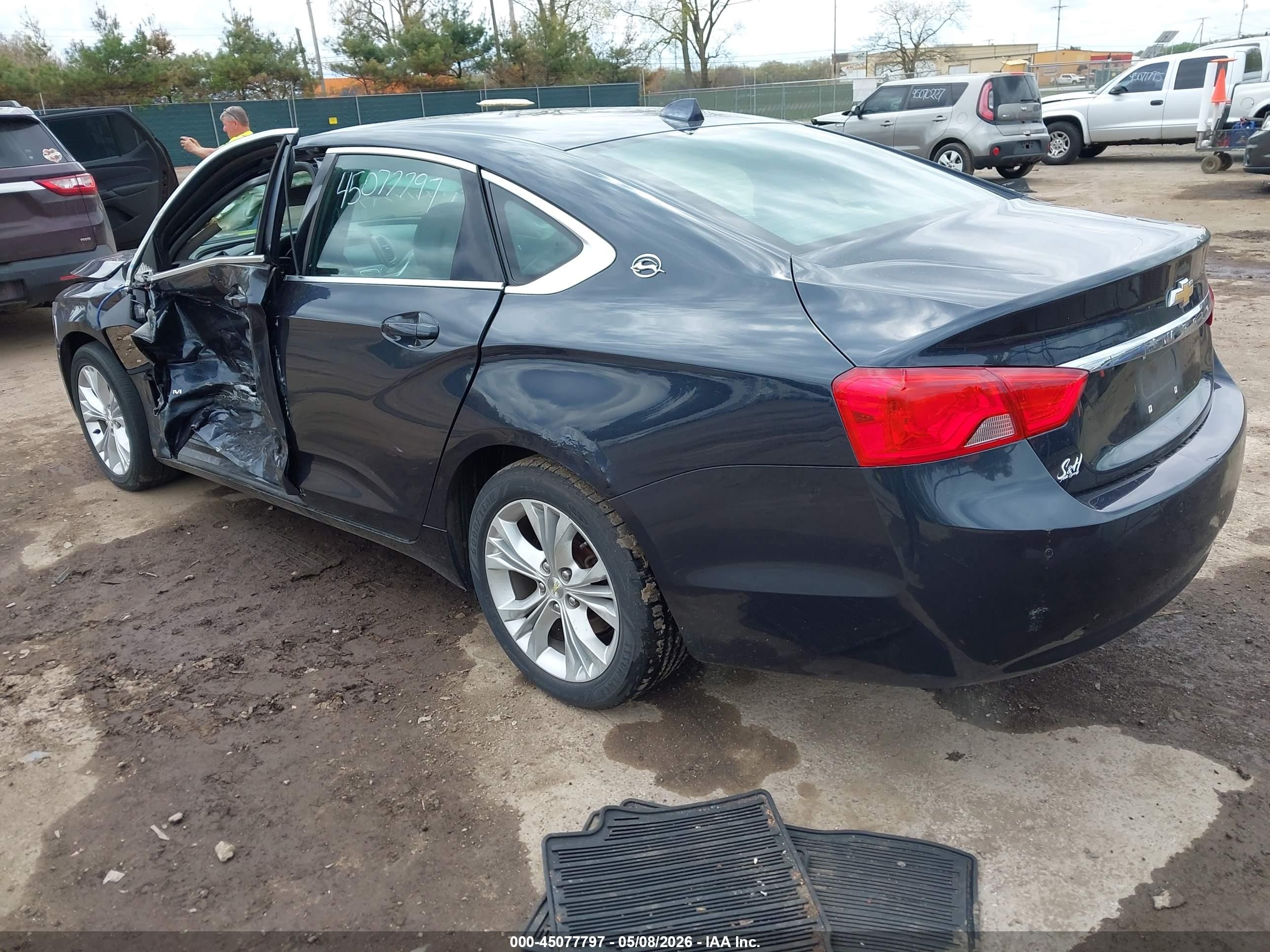 2014 Chevrolet Impala 2lt Синий vin: 2G1125S30E9152868