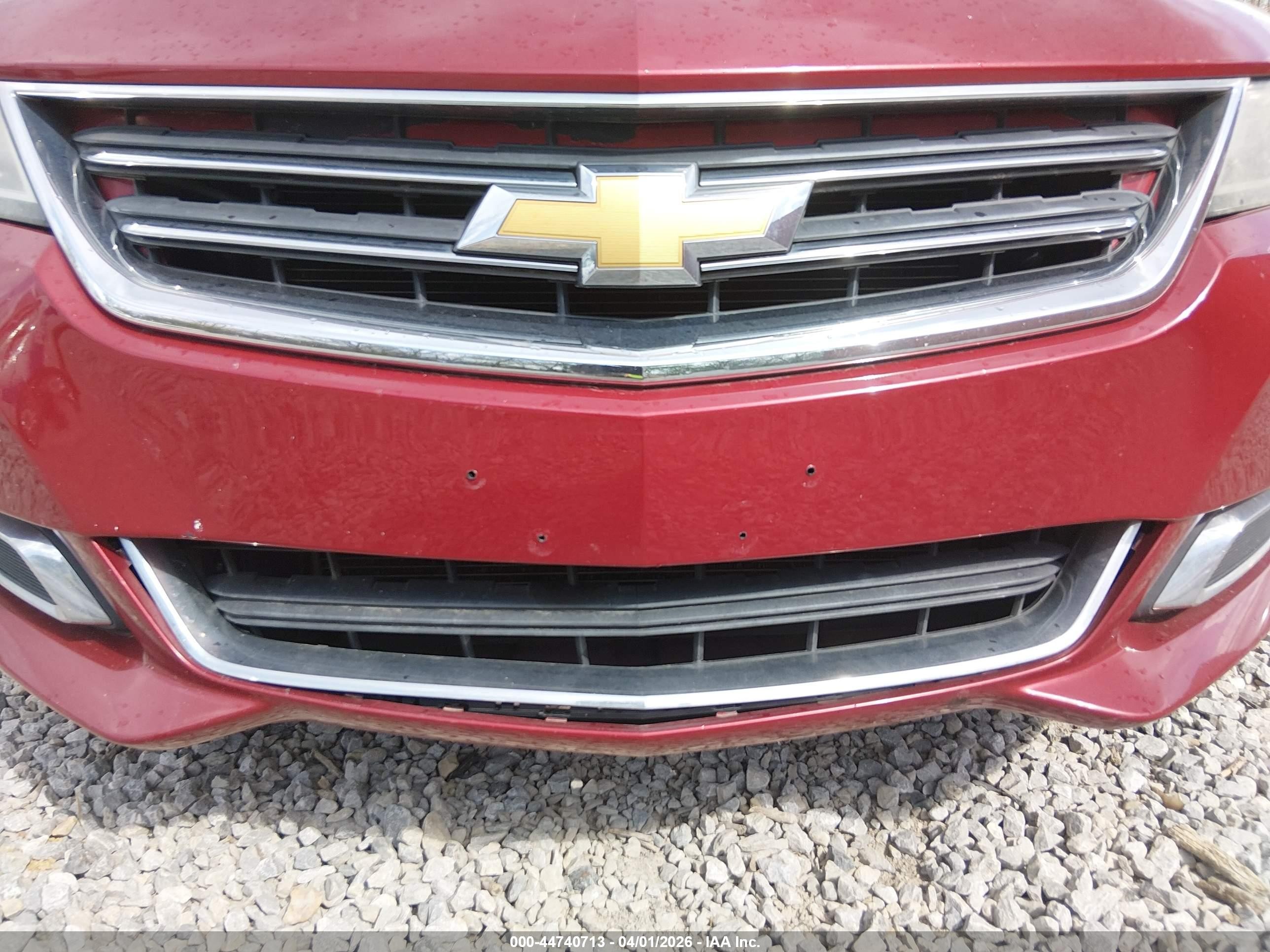 2014 Chevrolet Impala 2lt Red vin: 2G1125S30E9201549