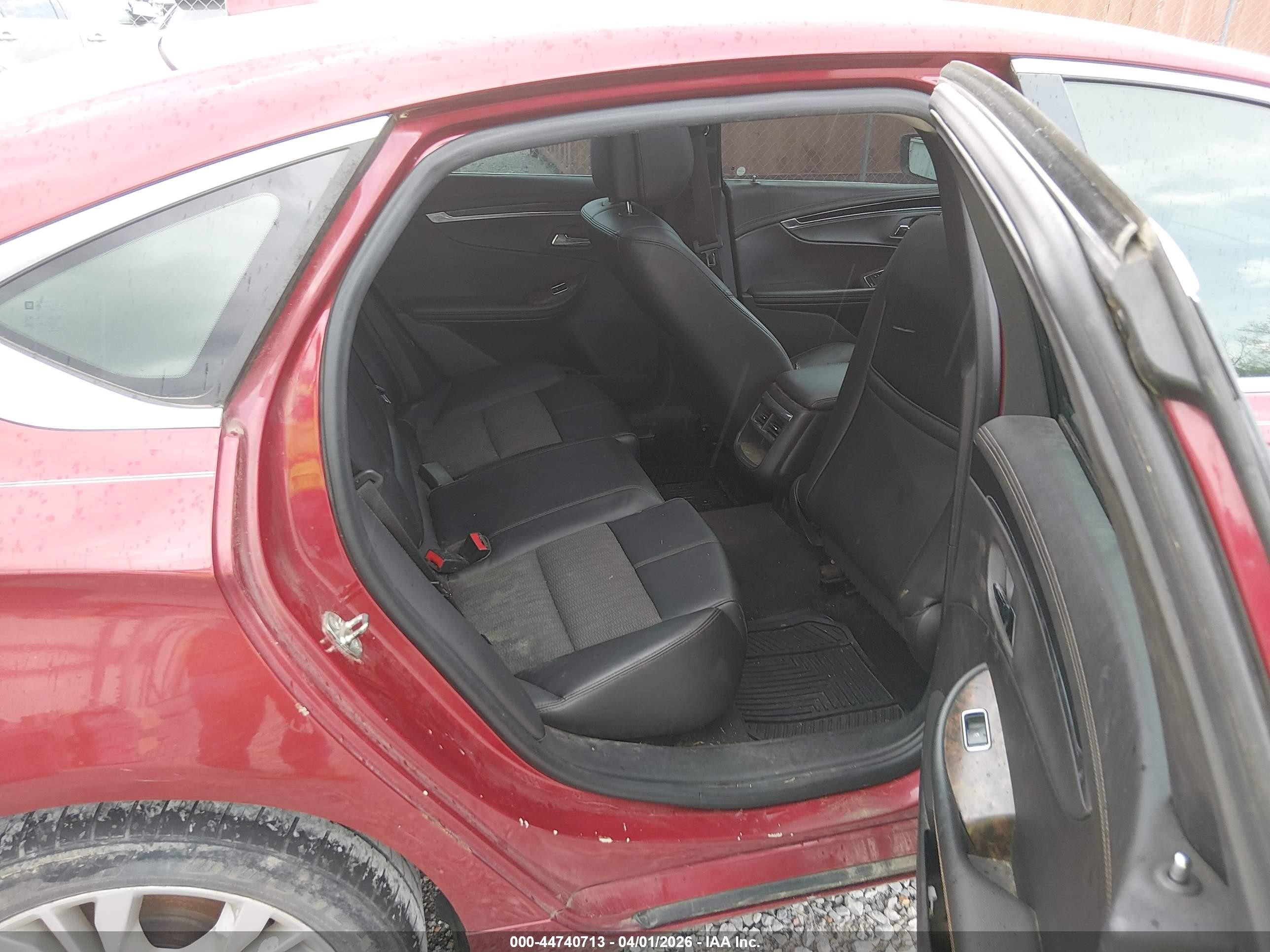 2014 Chevrolet Impala 2lt Red vin: 2G1125S30E9201549
