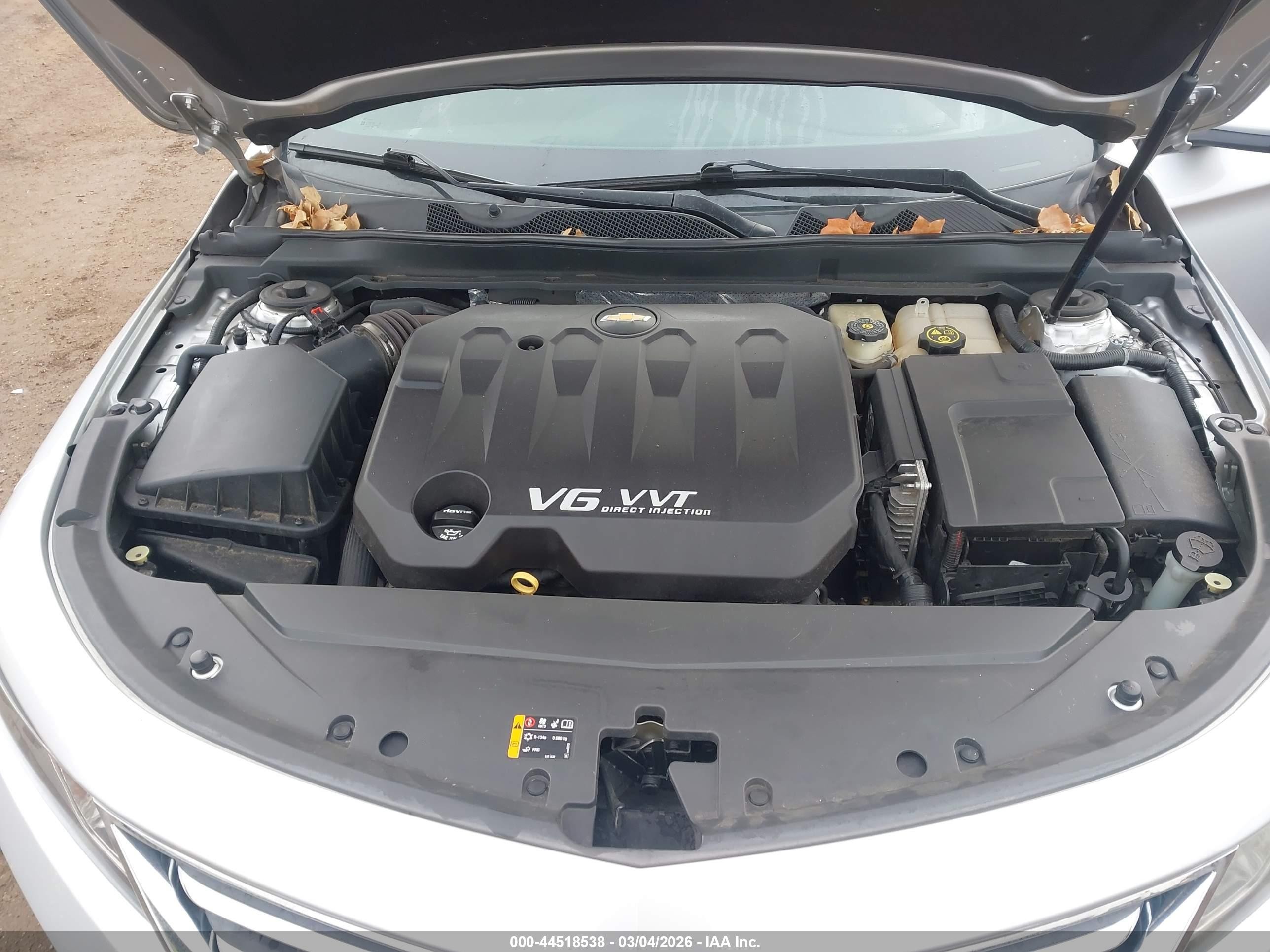 2014 Chevrolet Impala 2lt Silver vin: 2G1125S30E9281466