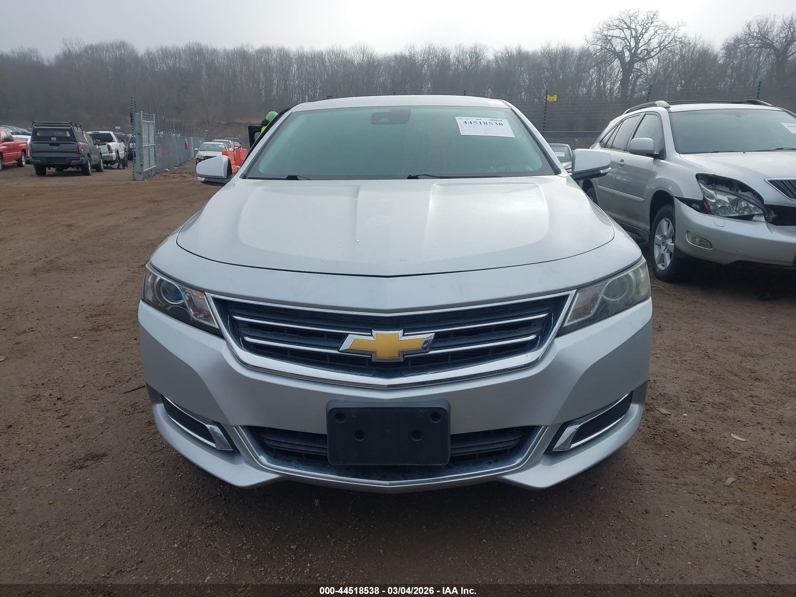 2014 Chevrolet Impala 2lt Silver vin: 2G1125S30E9281466