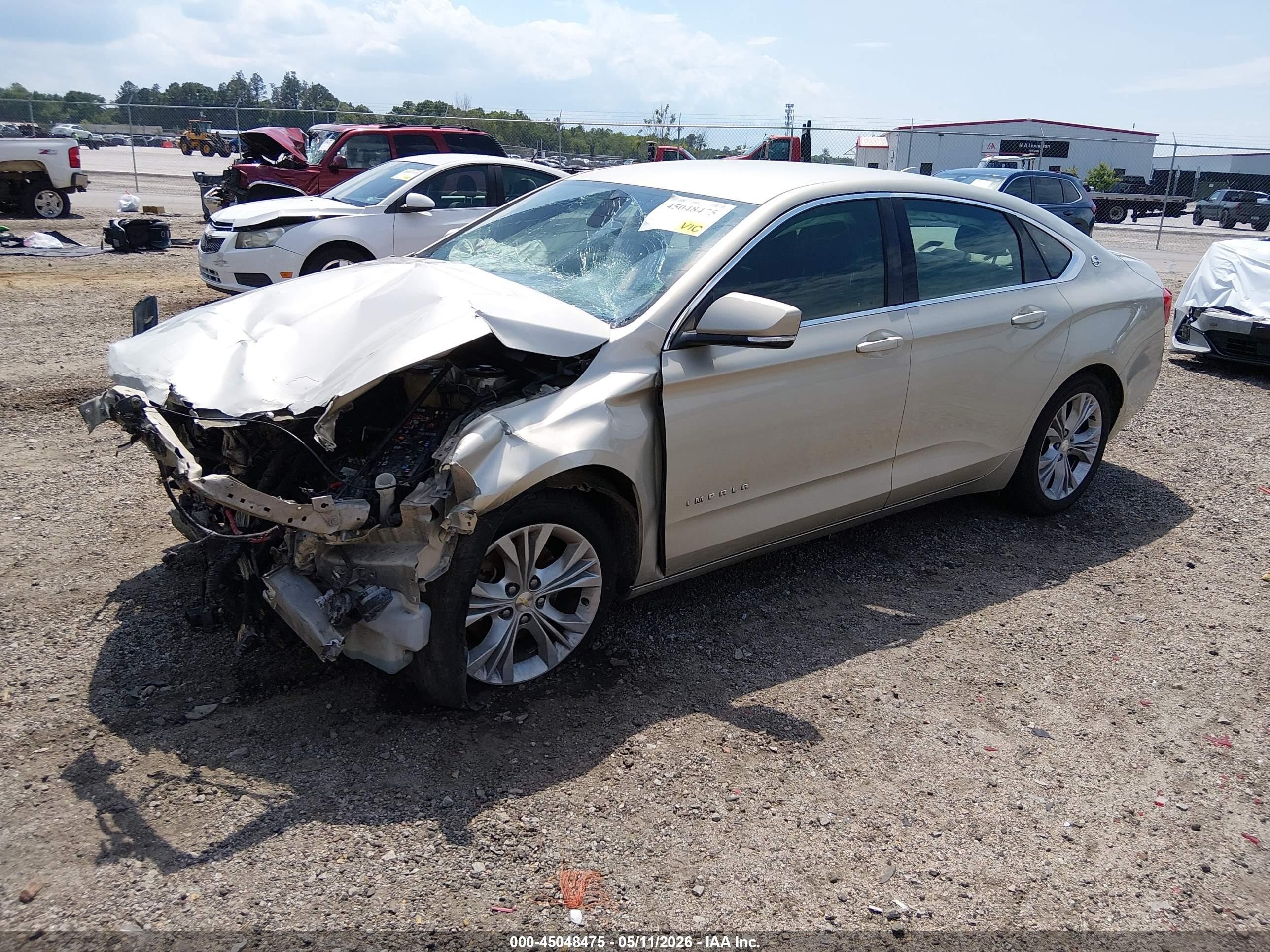 2014 Chevrolet Impala 2lt Gold vin: 2G1125S30E9285274