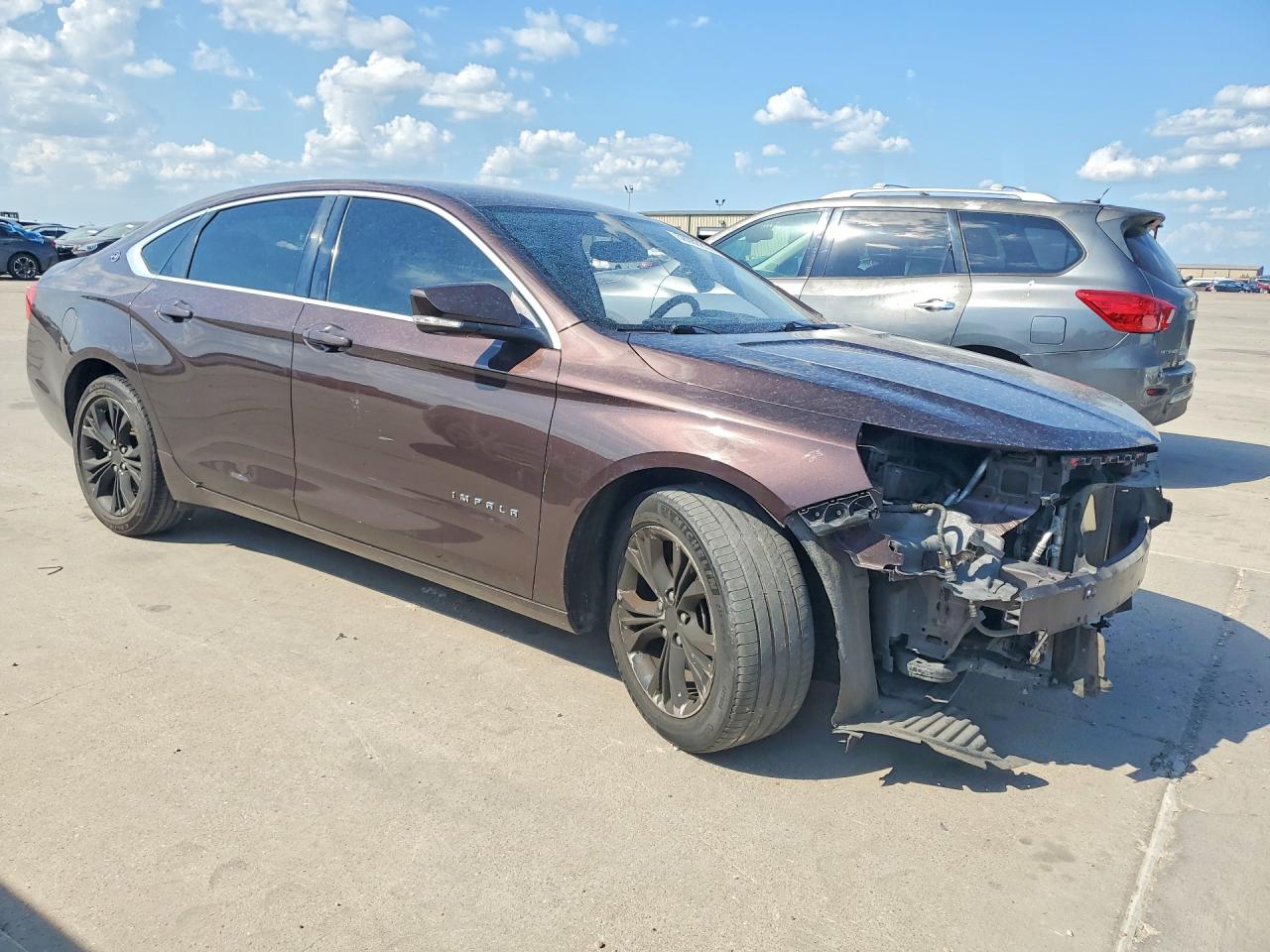 2015 Chevrolet Impala Lt Burgundy vin: 2G1125S30F9196449