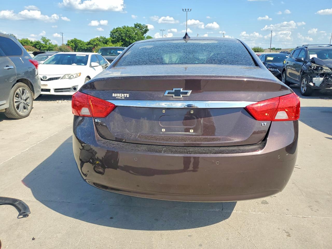 2015 Chevrolet Impala Lt Burgundy vin: 2G1125S30F9196449