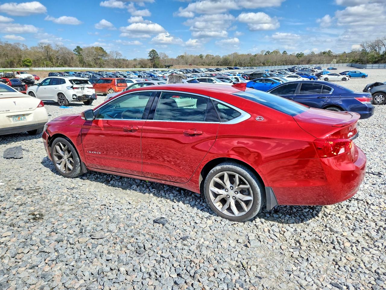 2015 Chevrolet Impala Lt Red vin: 2G1125S30F9206073