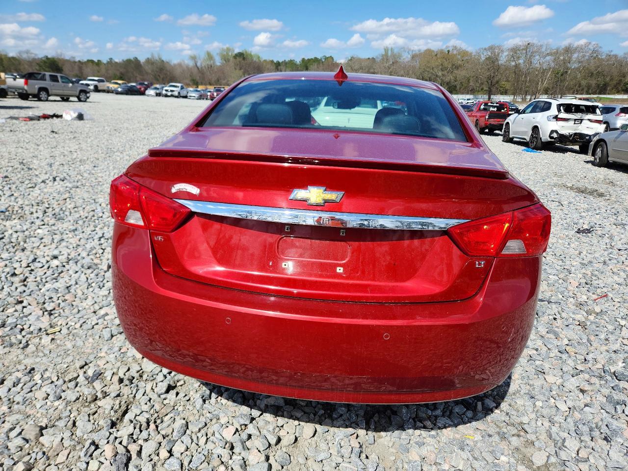 2015 Chevrolet Impala Lt Red vin: 2G1125S30F9206073